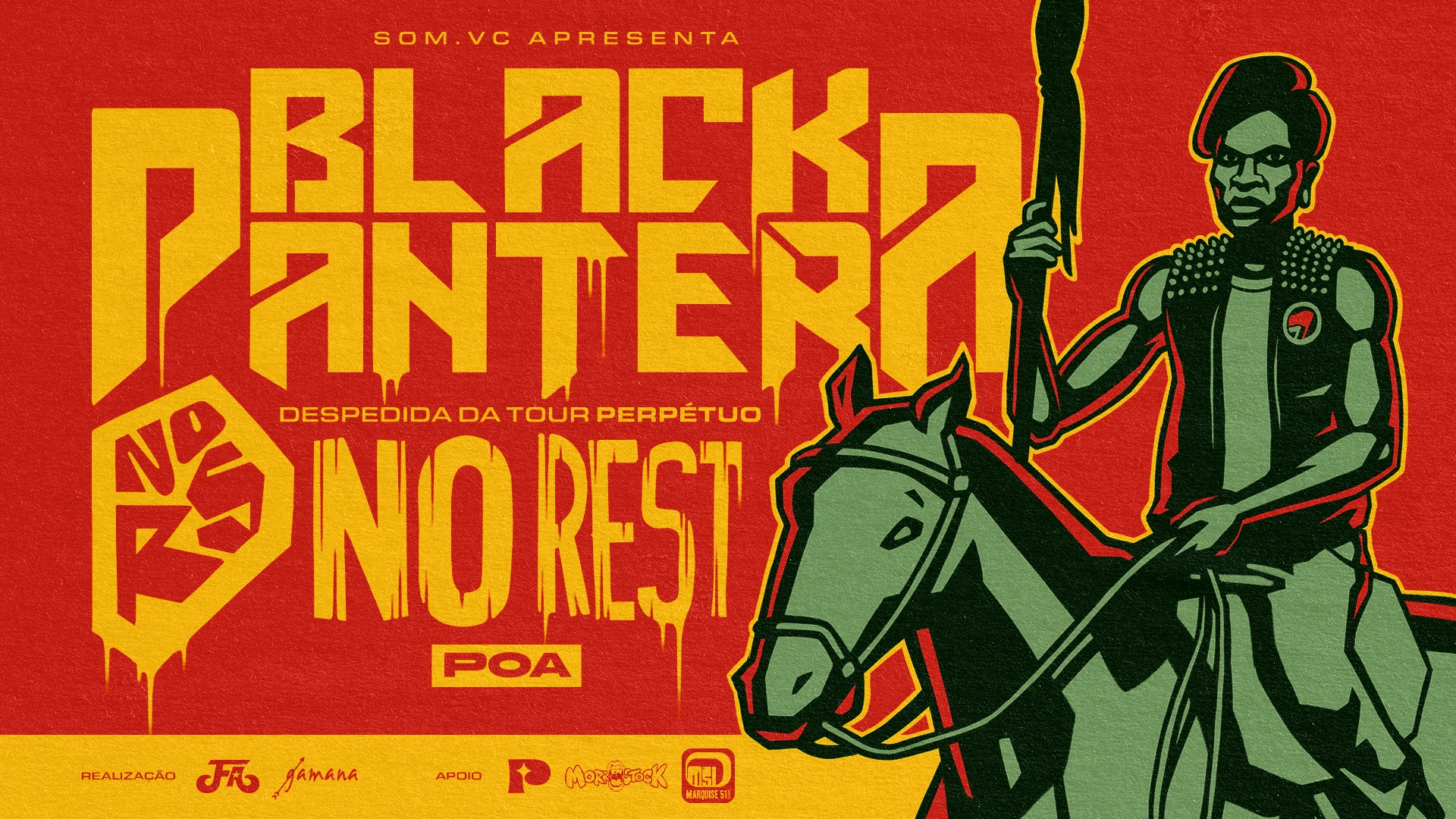 Black Pantera, No Rest E Código Penal Em Porto Alegre Cover