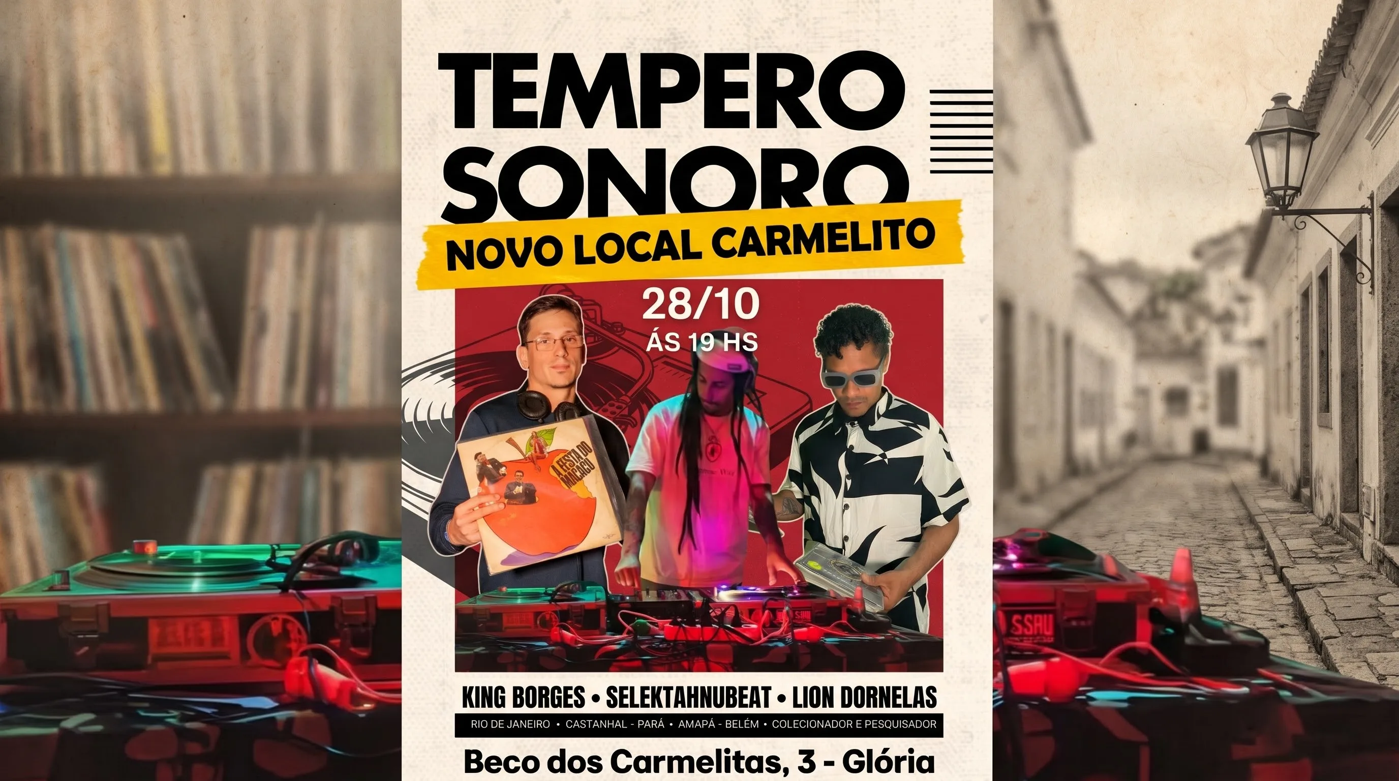 Tempero Sonoro - 28/10 -  Quarta Do Vinil Cover