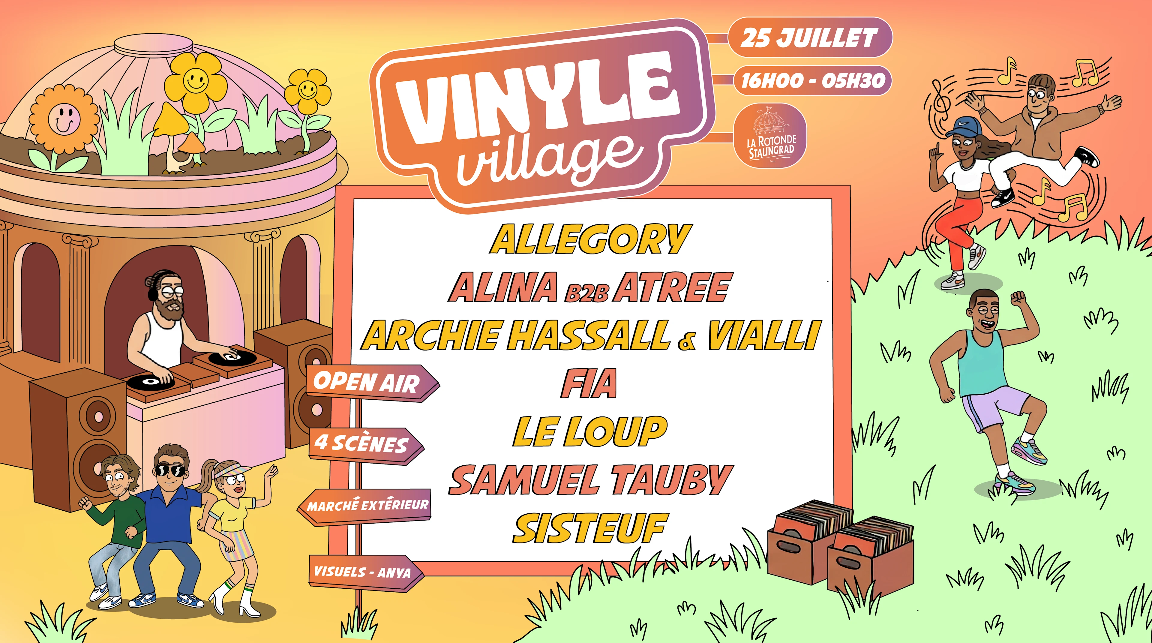 [Places Dispo À L’Entrée] - Vinyle Village : Summer Edition Cover
