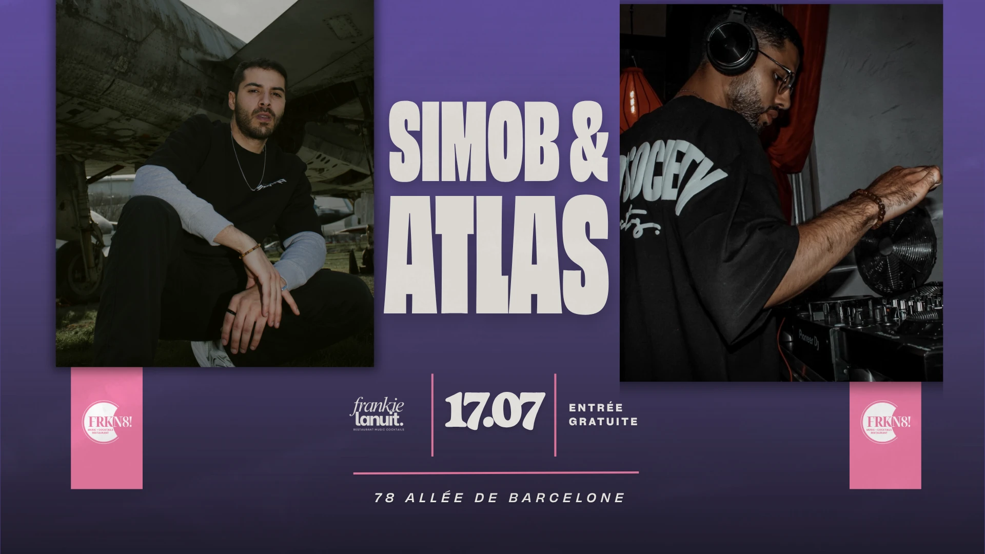 Simob & Atlass By Frankie La Nuit Cover