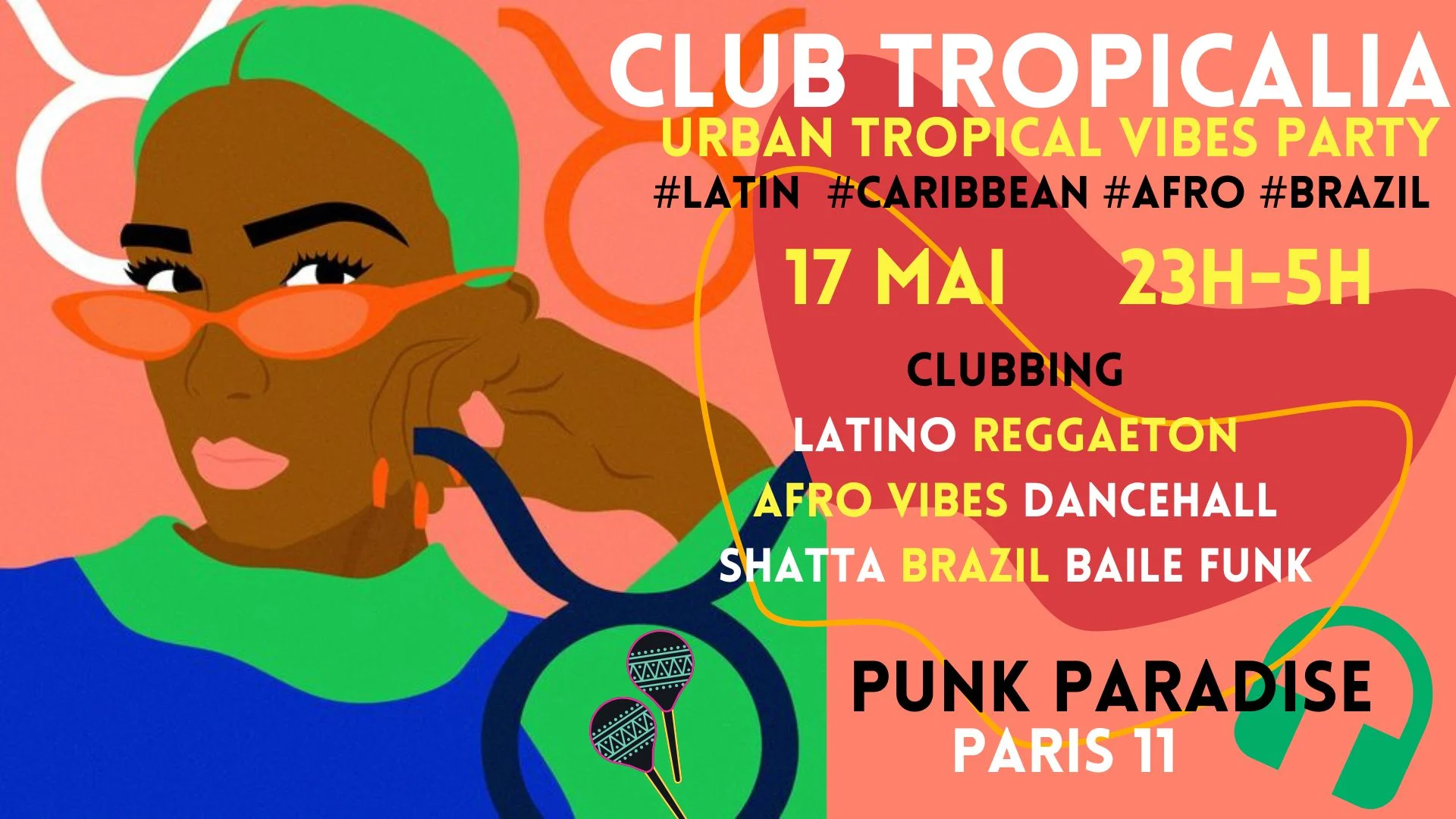 Club Tropicalia 17/5 ~ Afro, Latin, Caribbean, Brazil Vibes! Cover