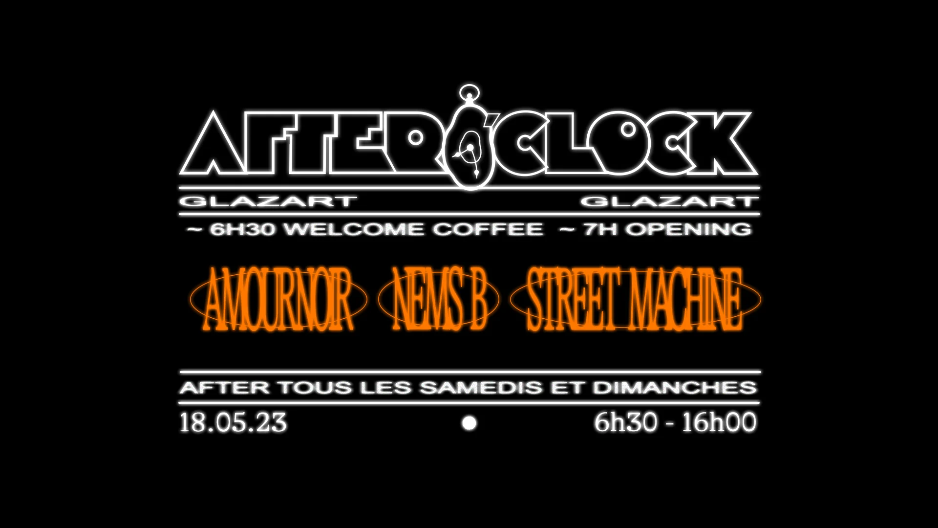 After O'clock : Amour Noir, Nems B, Street Machine Cover