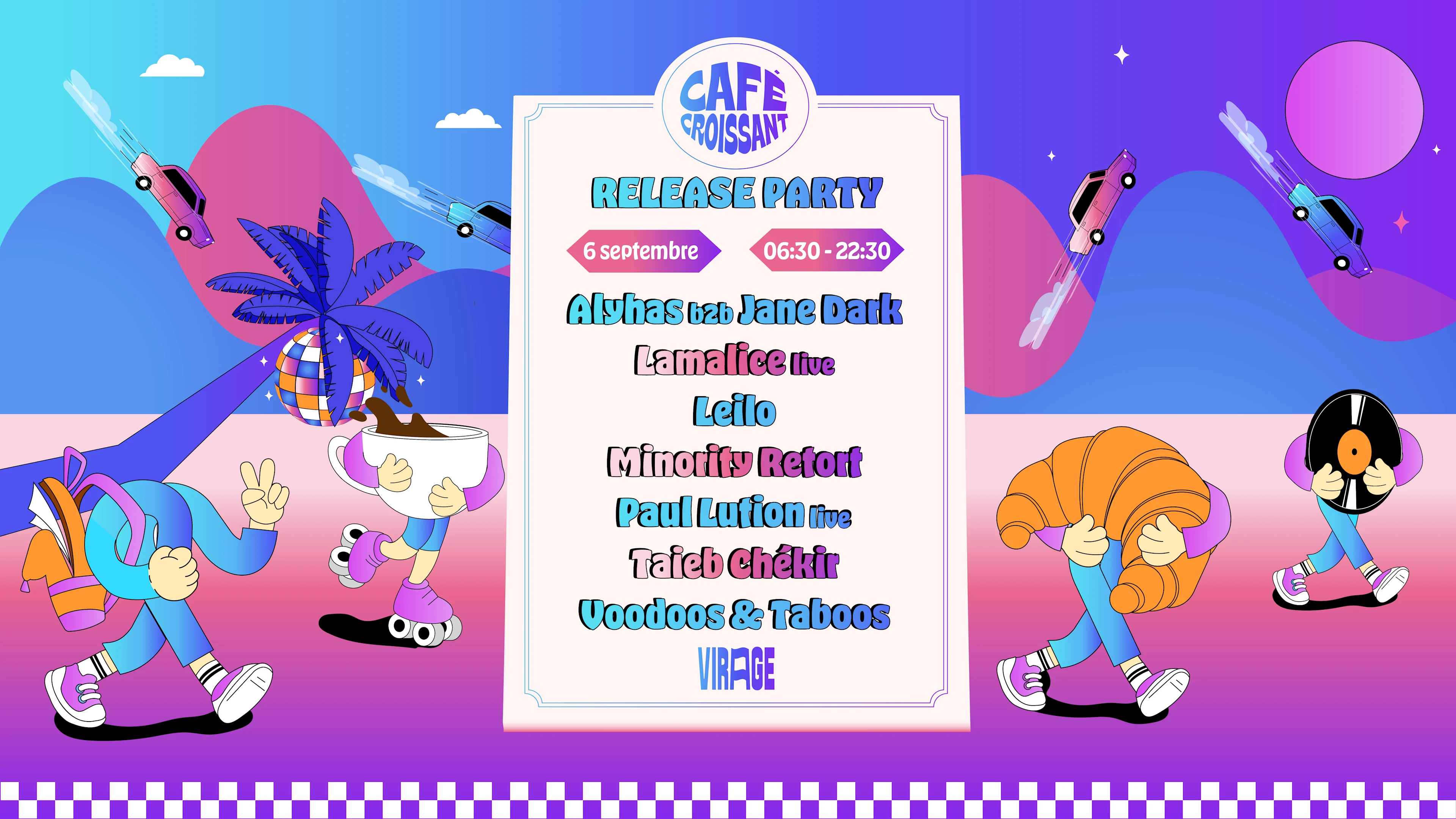 Café Croissant : Lamalice, Voodoos & Taboos Open Air @Virage Cover