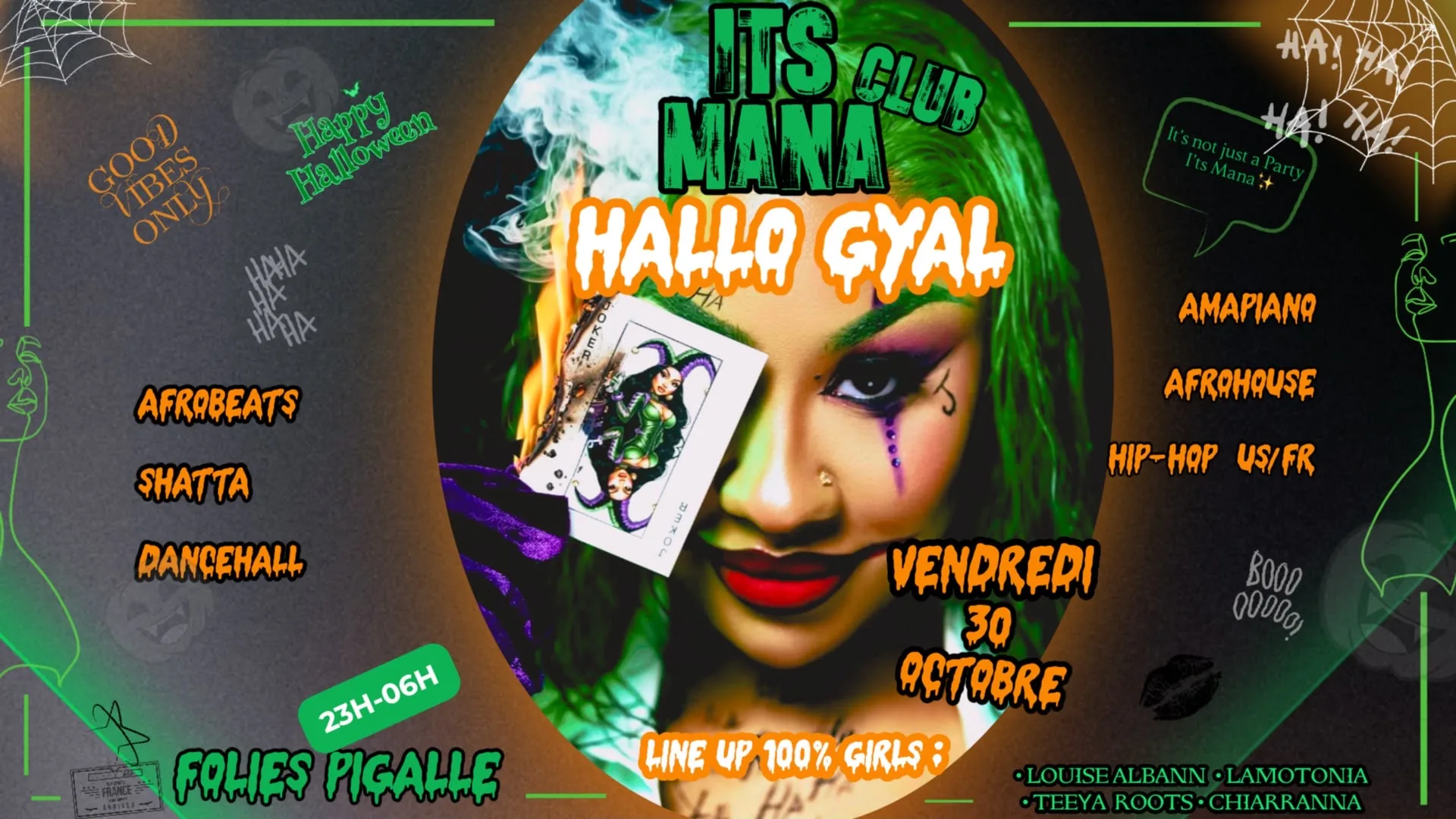Hallo Gyal × Itsmana.Club - Folies Pigalle · 30 Oct Cover