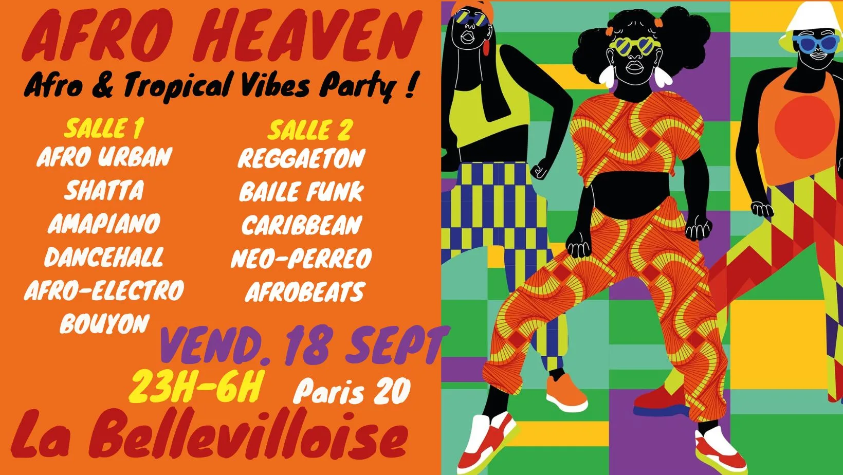 Afro Heaven - Afro & Tropical Vibes Party | 18.09.26 Cover