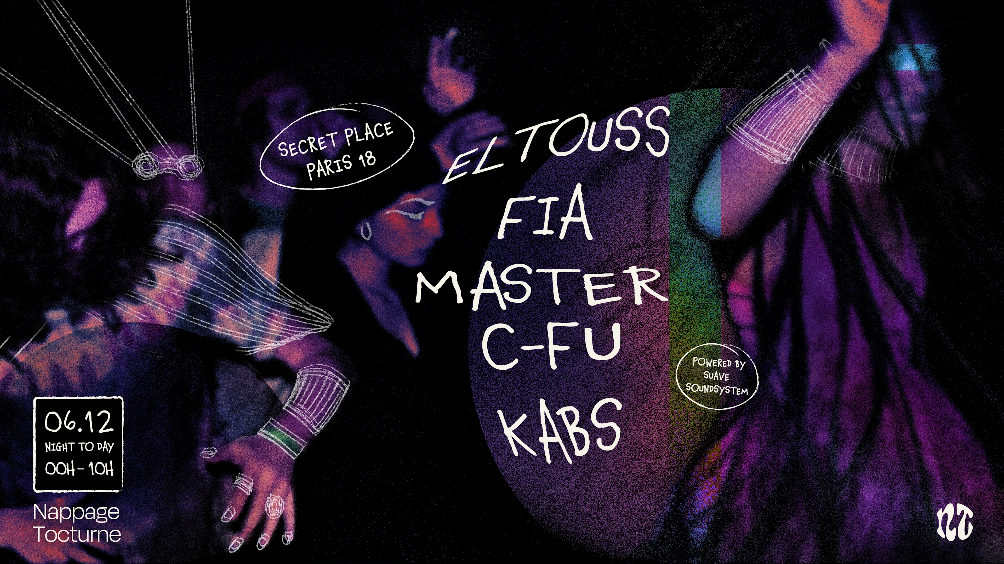 Nappage Tocturne | Eltouss, Fia, Master C-Fu & Kabs Cover