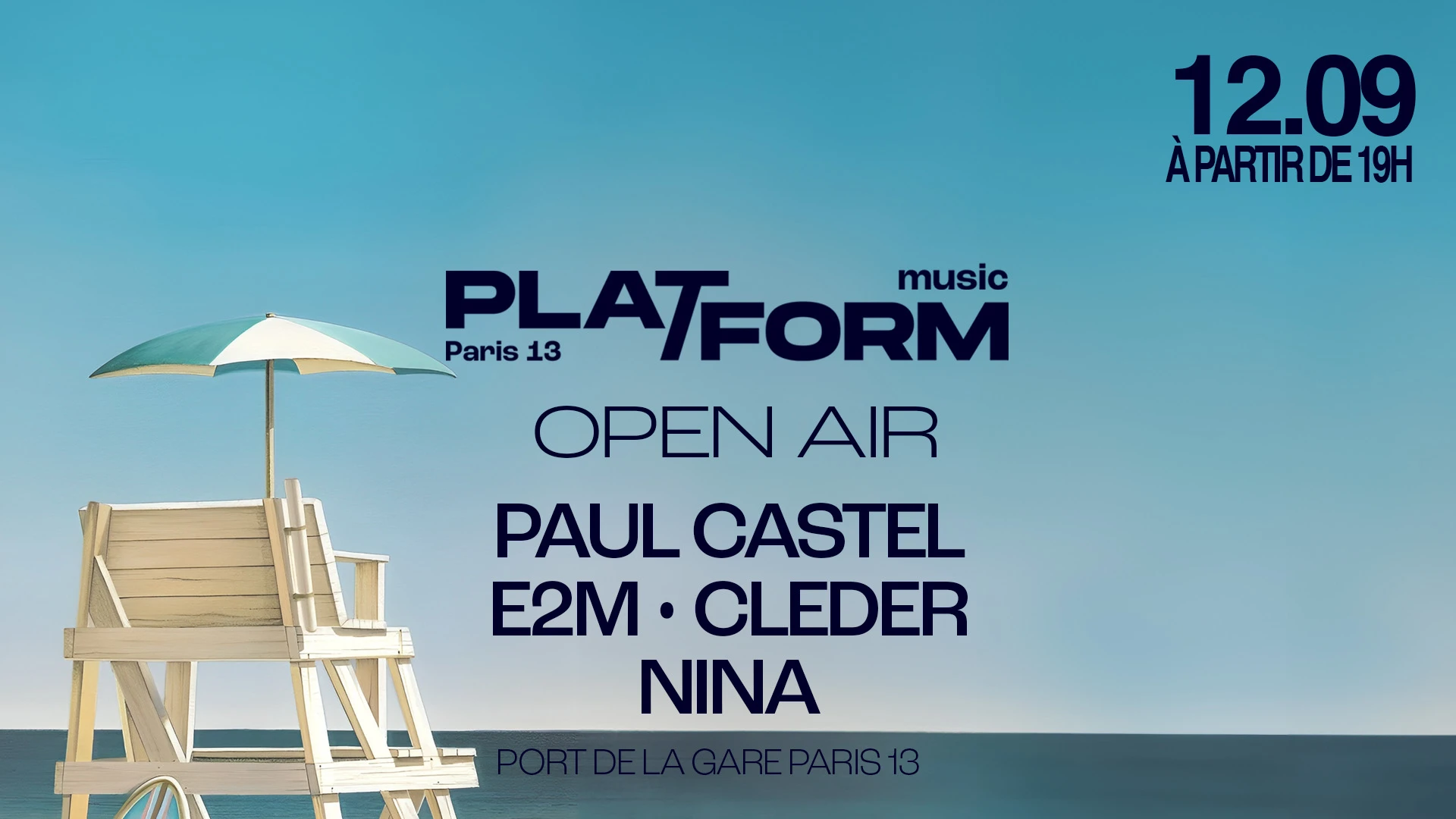 Open Air (Free) • Plat/Form • Paul Castel, E2m, Cleder, Nina Cover