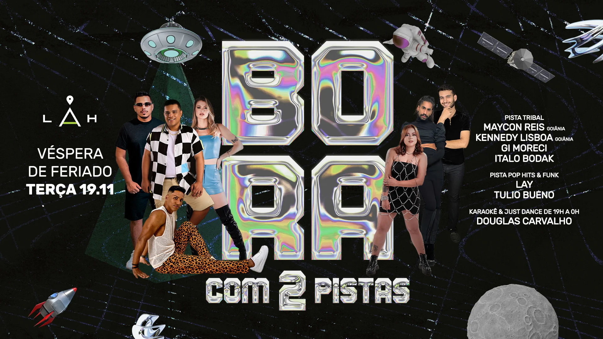 19/11 - Bora Com Duas Pistas Cover