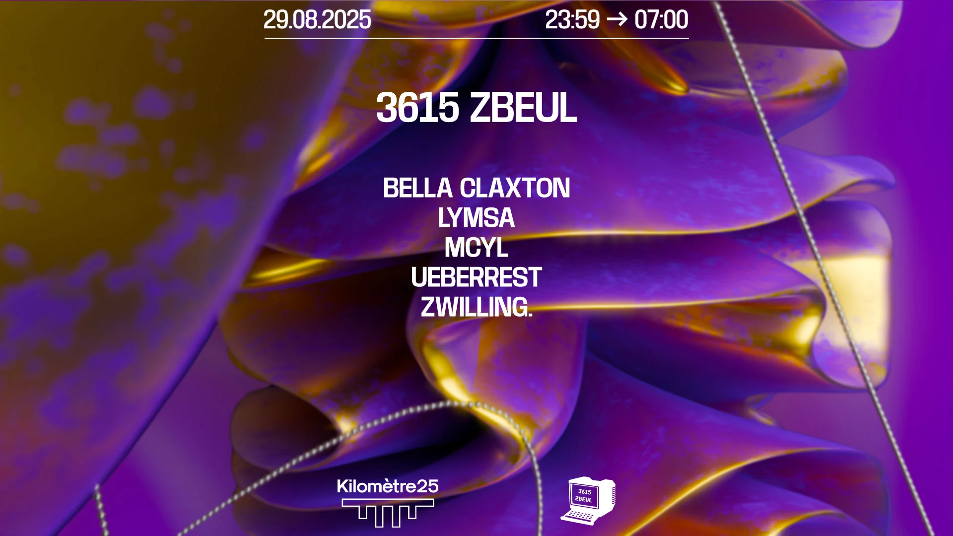 3615 Zbeul : Zwilling, Ueberrest, Bella Claxton, Mcyl Cover