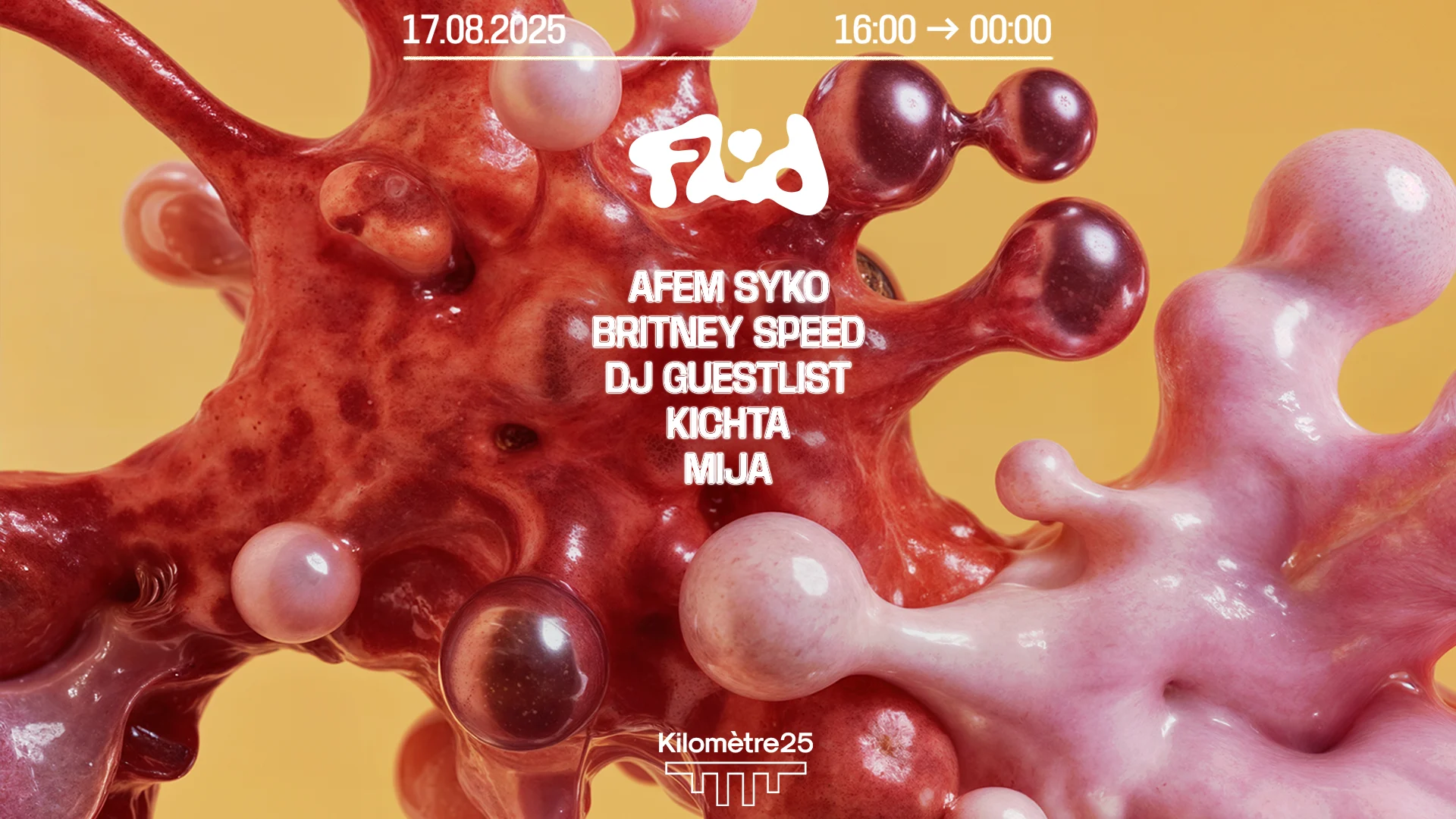 Fluid : Afem Syko, Kichta, Dj Guestlist, Britney Speed, Mija Cover