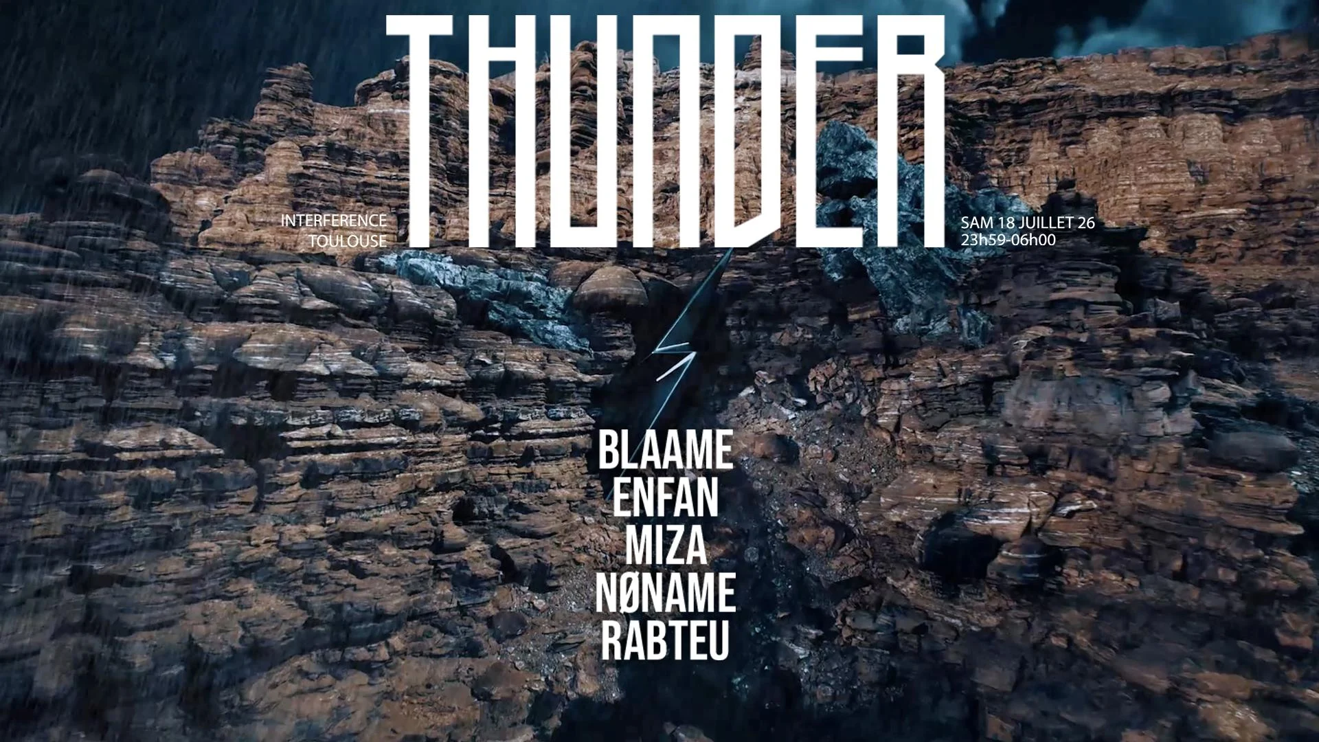 Thunder X Interference : Enfan, Rabteu, Noname, Bla… Cover