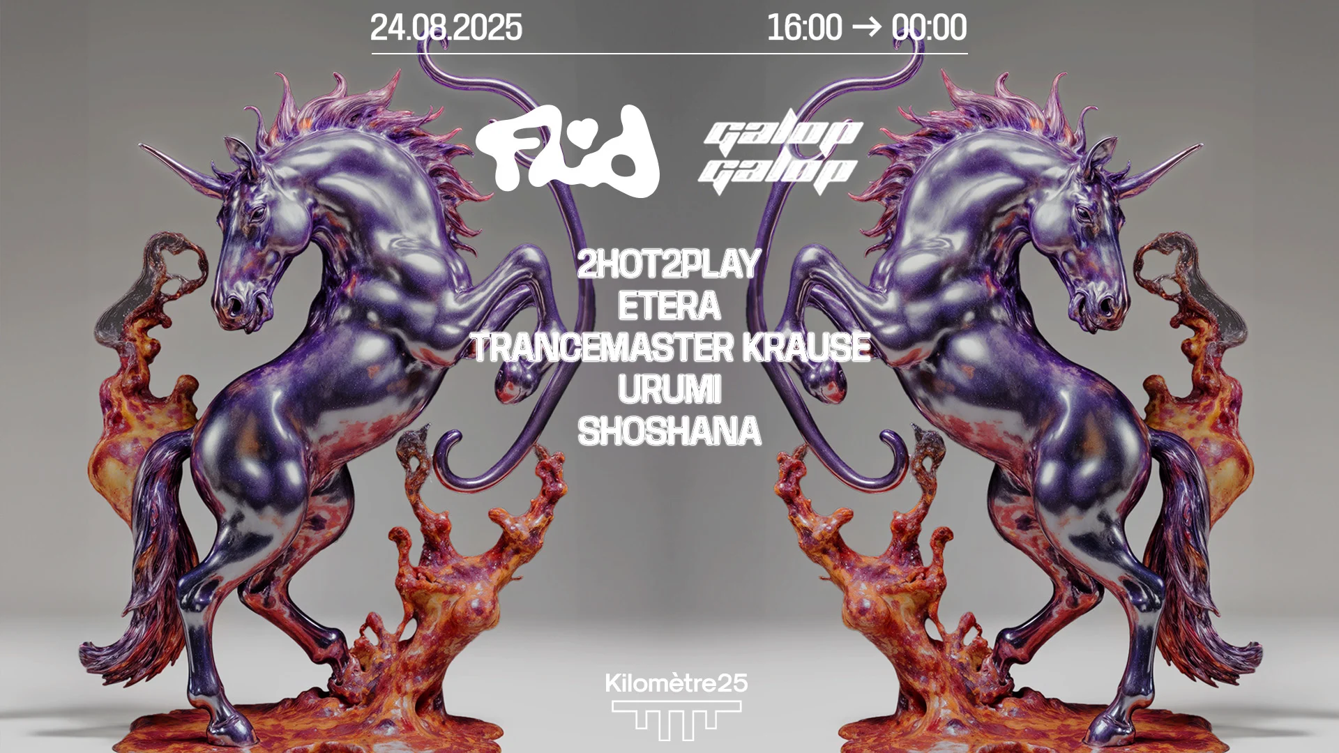 Fluid X Galop Galop : 2hot2play, Trancemaster Krause, Urumi Cover