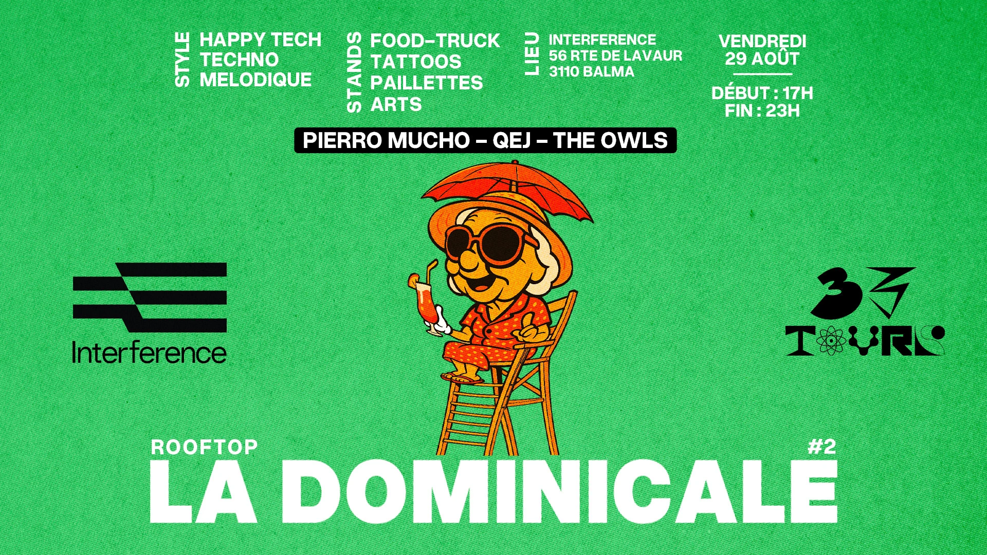 Rooftop Interference : La Dominicale #2 By 33 Tours Cover