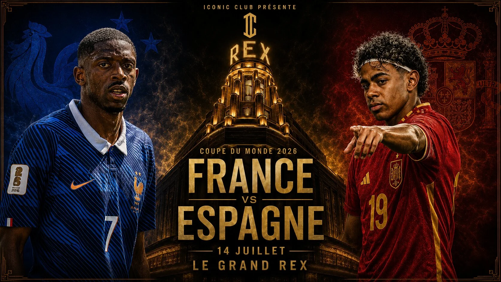France Vs Espagne - 1/2 Finale Au Grand Rex Cover