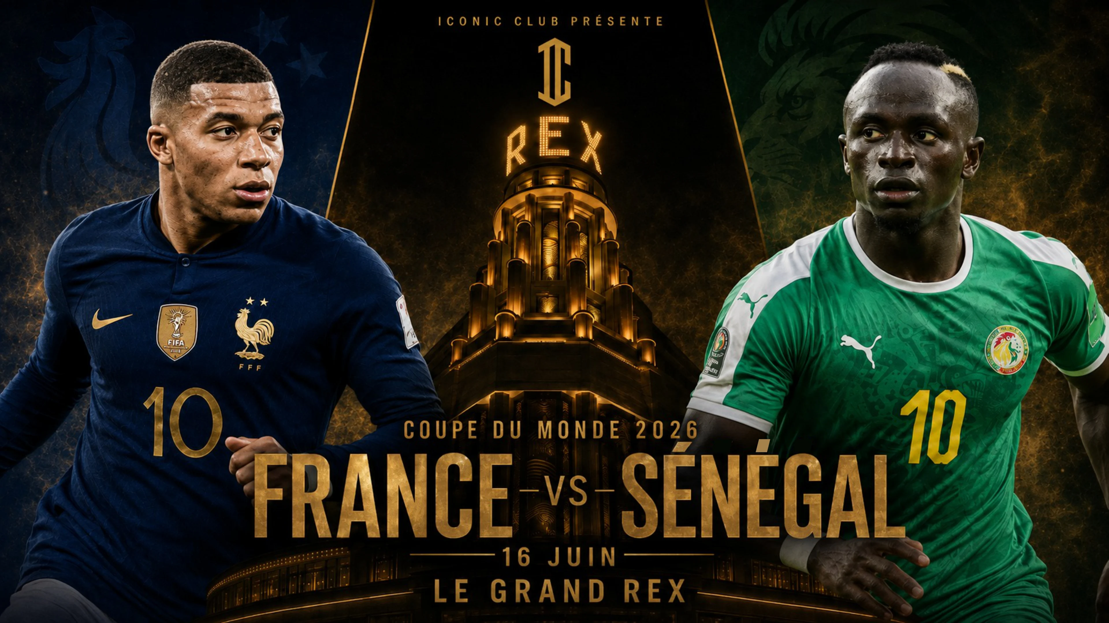 France Vs Sénégal - Coupe Du Monde Au Grand Rex Cover