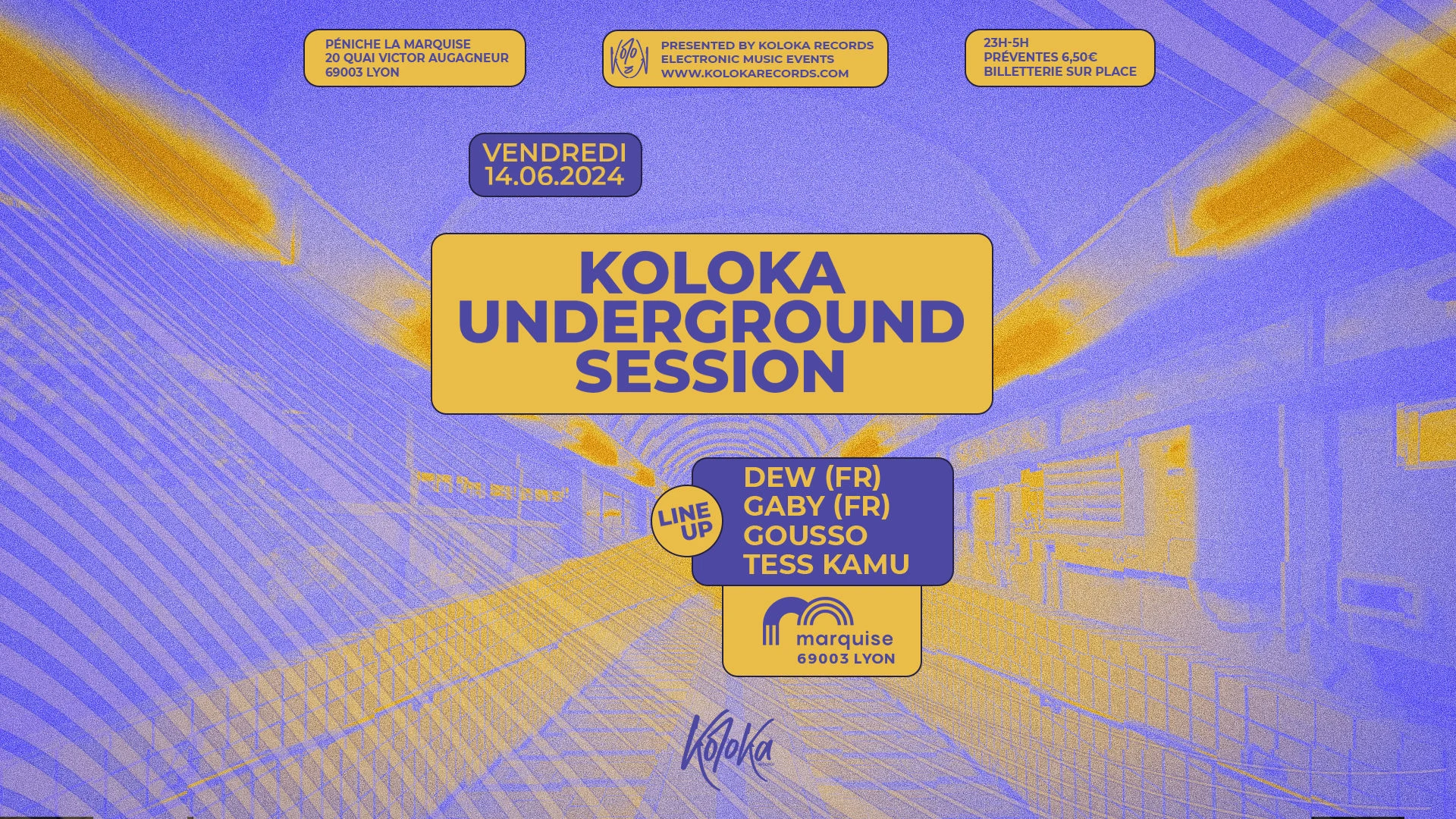 Koloka Underground Session #3 @ La Marquise Cover