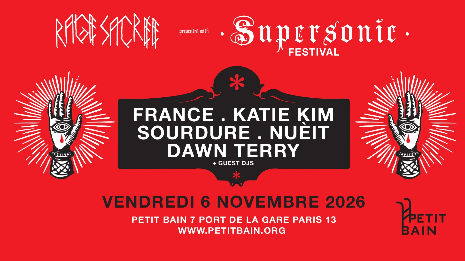 Rage Sacrée X Supersonic Cover