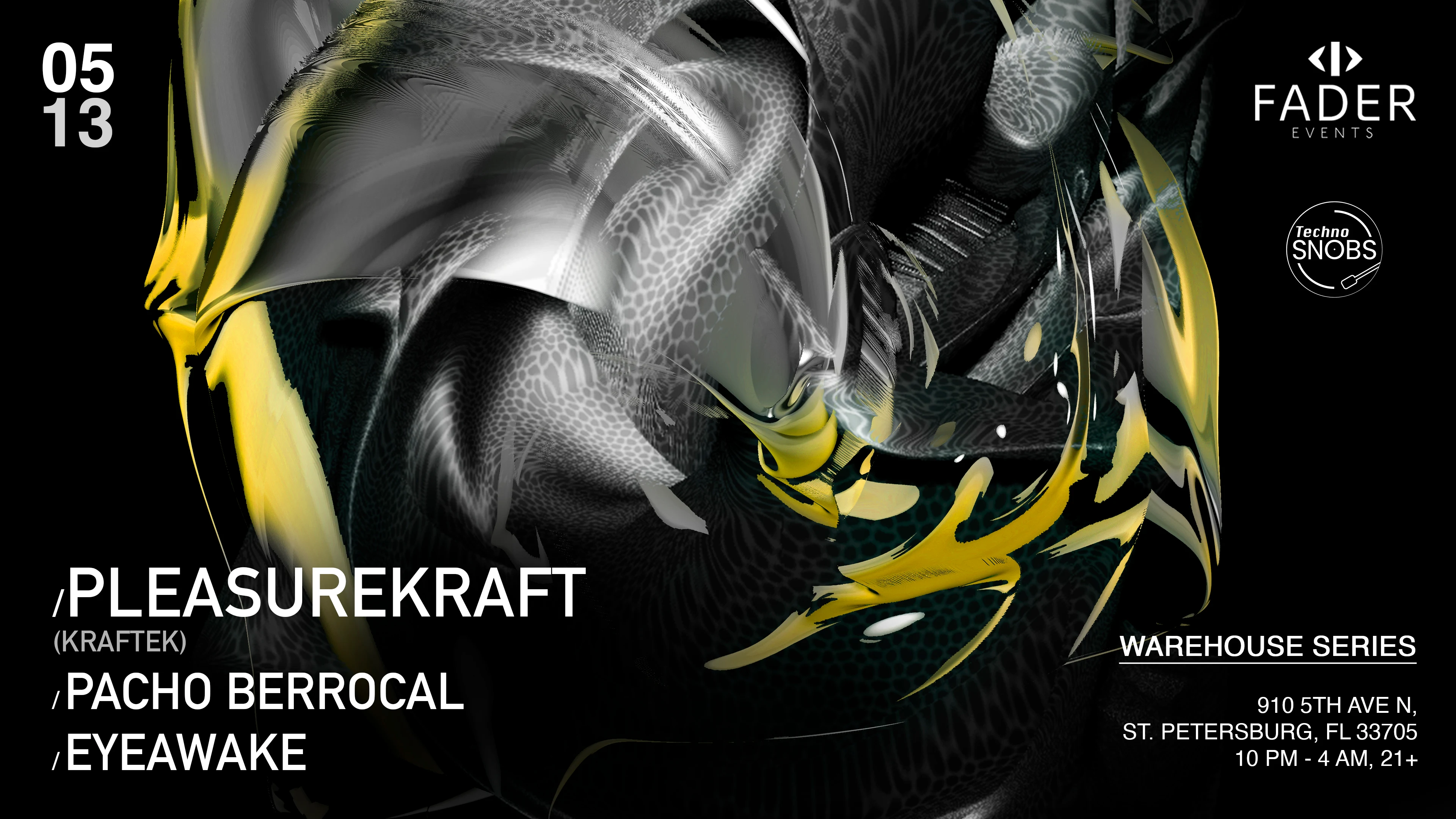 Fader Events Presents: Pleasurekraft (Kraftek) Cover