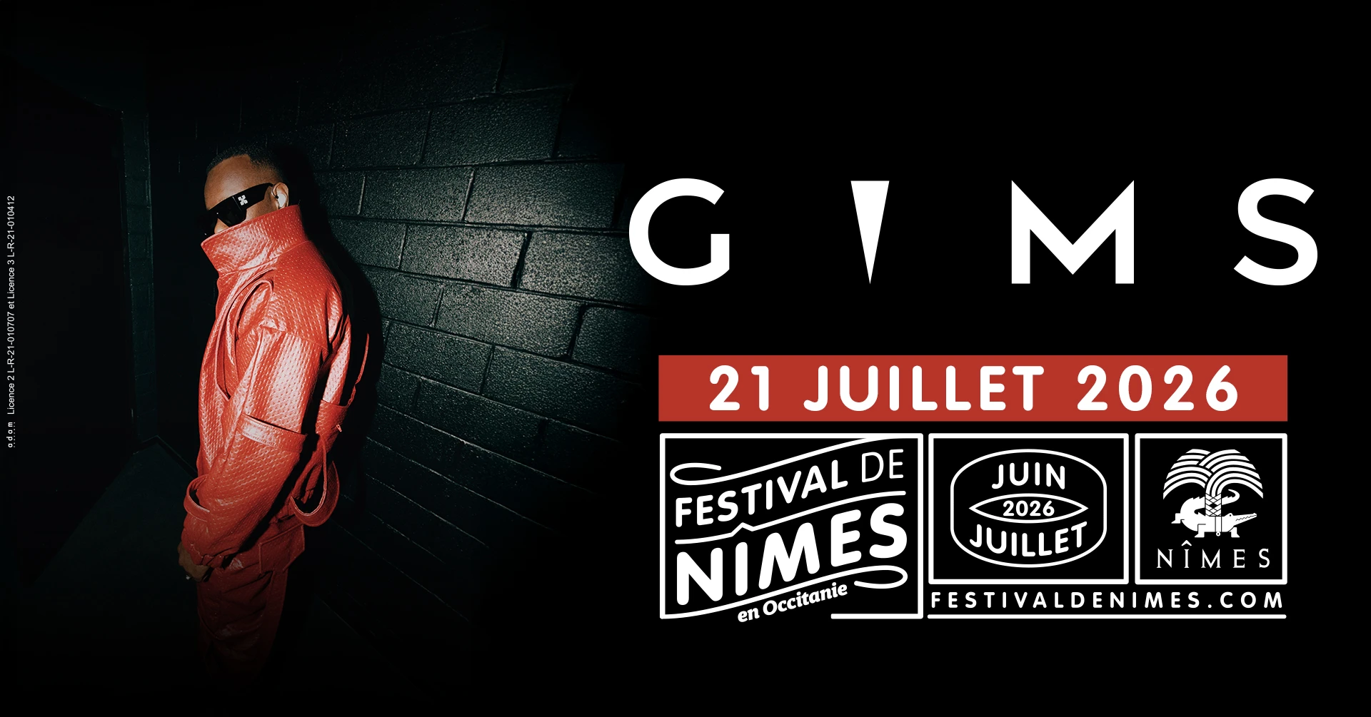 Gims - Festival De Nimes 2026 Cover