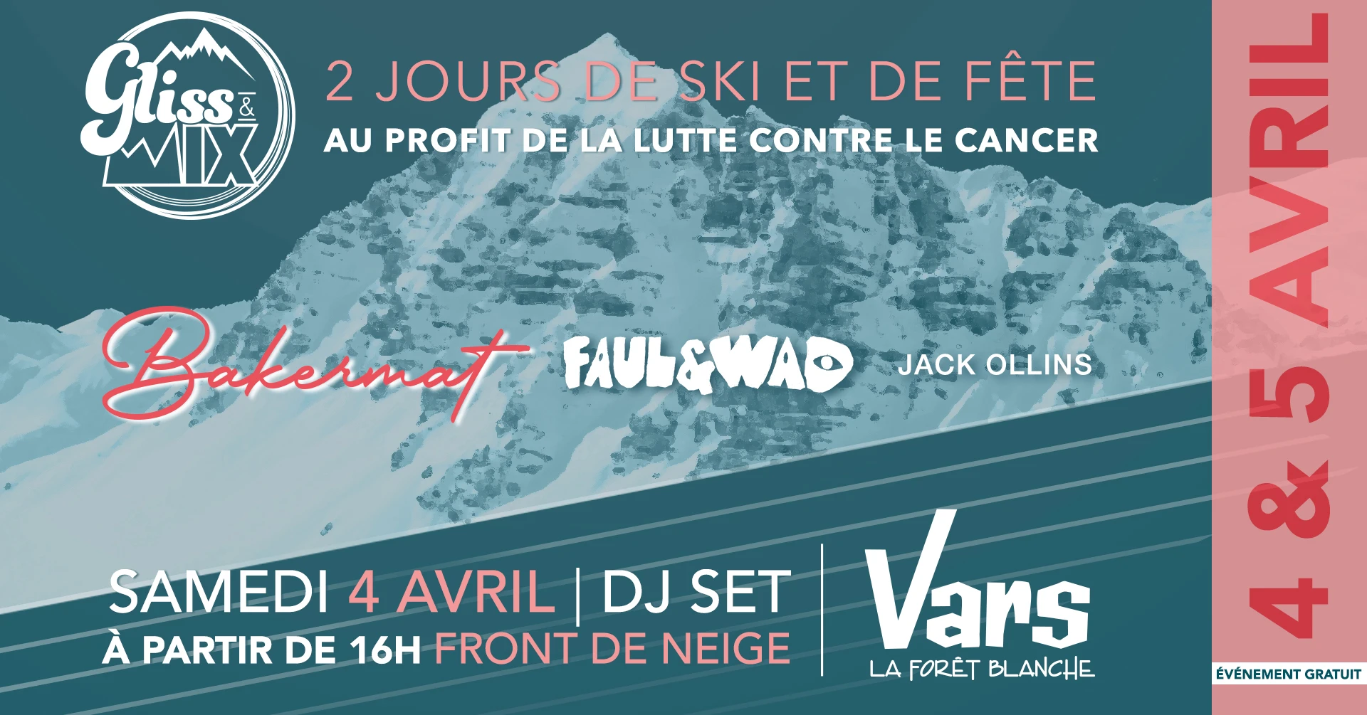 Soiree Gliss & MIX Party - Samedi 04 Avril Cover
