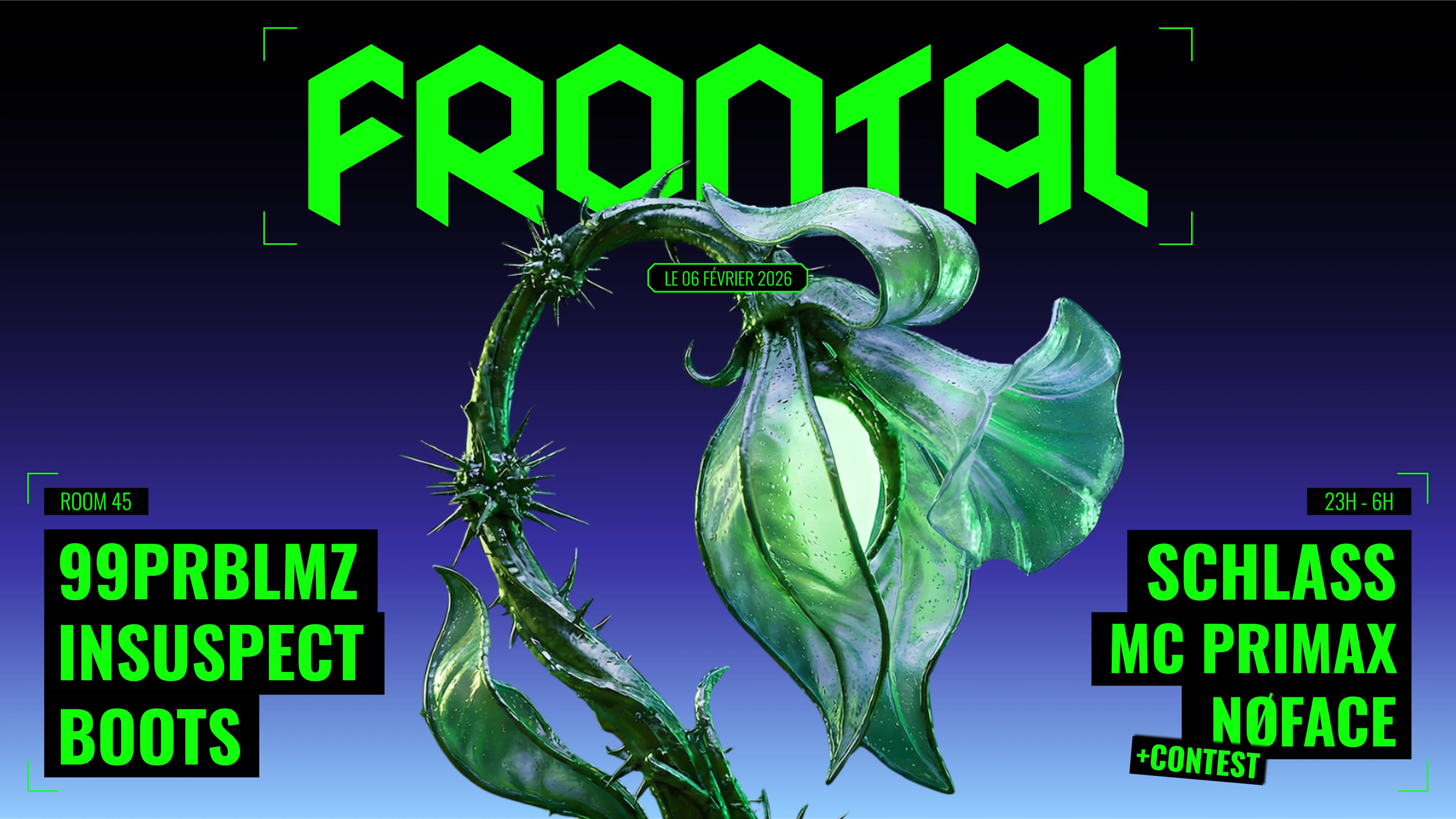 Frontal : 99prblmz, Schlass, Insuspect, Boots, Nøface Cover