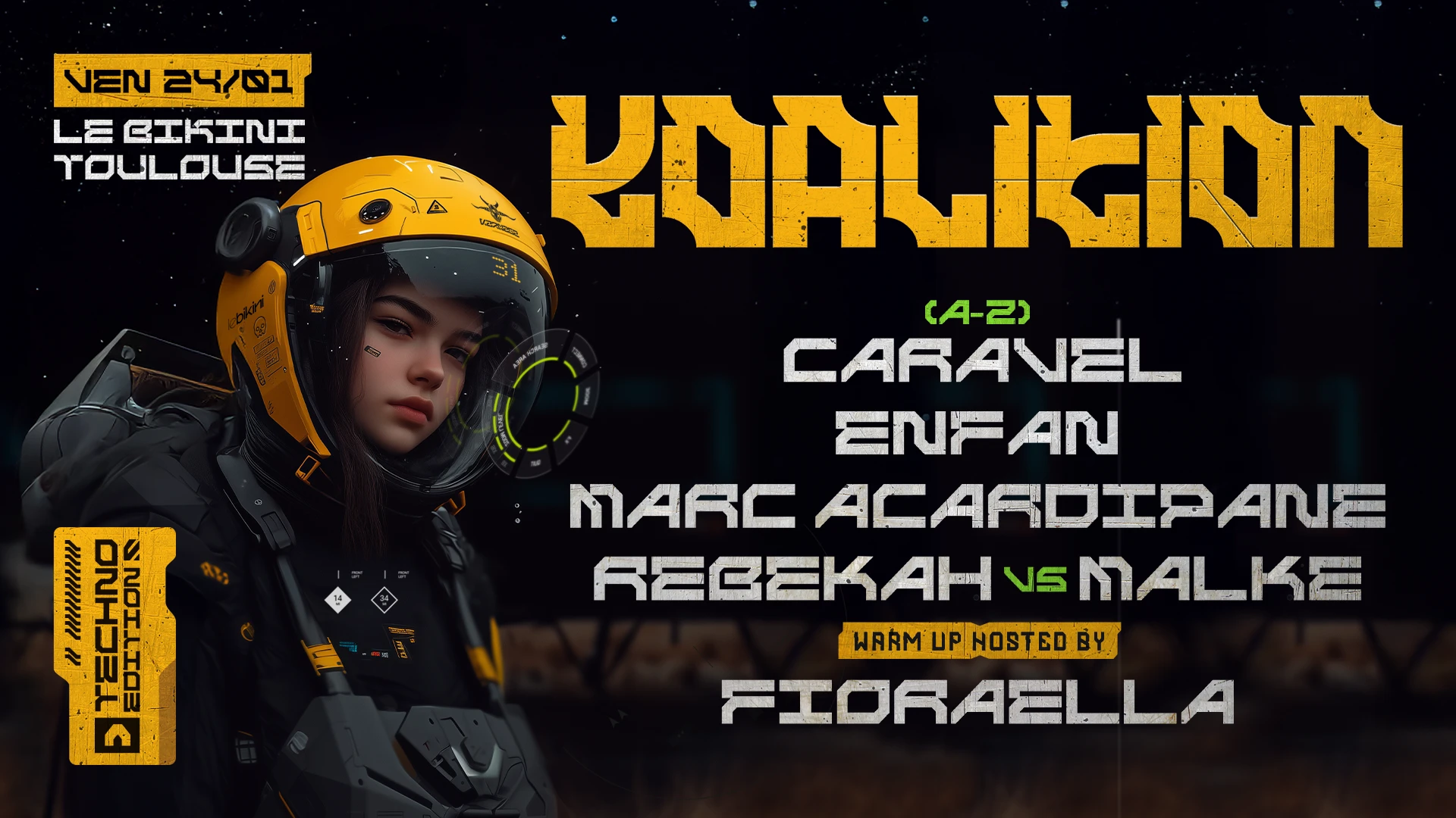 Koalition W/ Caravel, Enfan, Marc Acardipane, Rebekah.. Cover