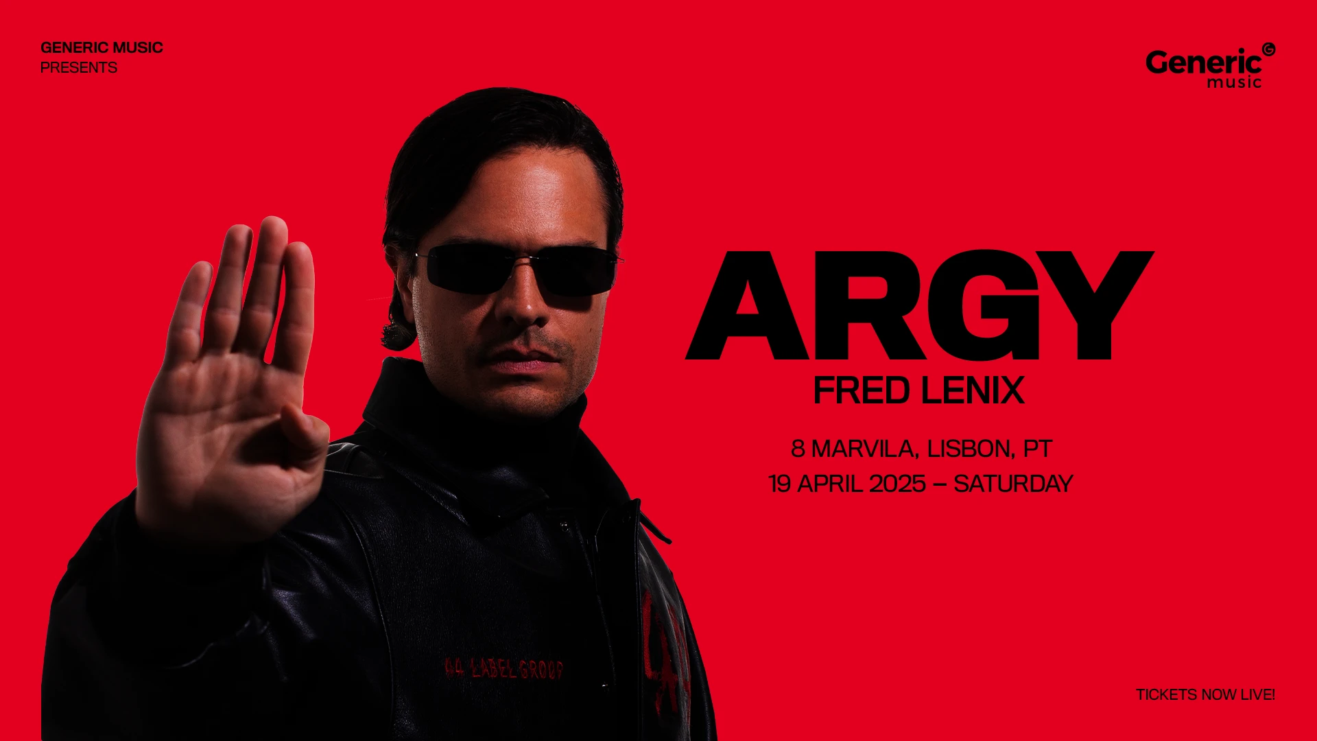 Generic Music Presents: Argy Cover