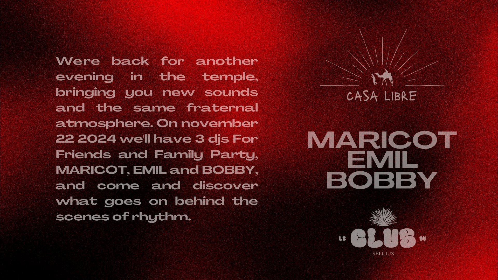 Casa Libre 7. Maricot - Emil - Bobby Cover