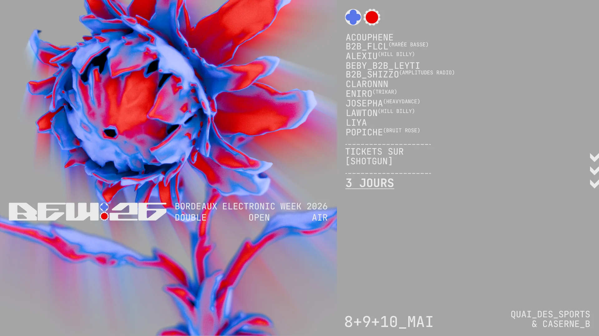 Bew26 - Triple Open Air 8, 9 & 10 Mai Cover