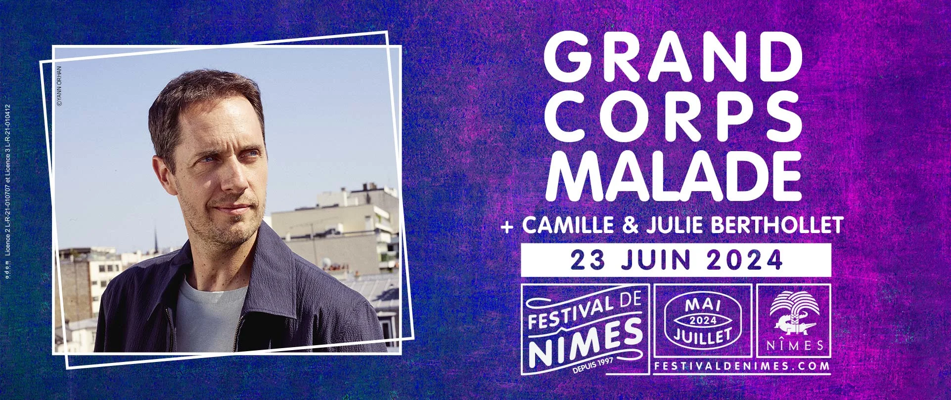 Grand Corps Malade - Festival De Nimes 2024 Cover