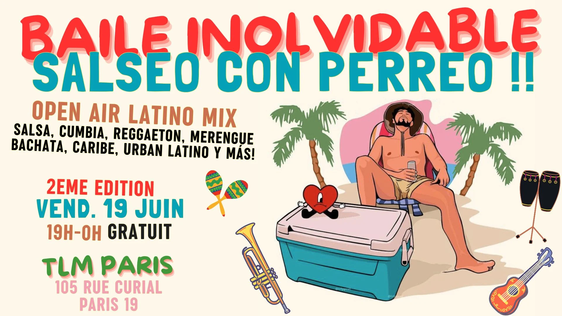 Baile Inolvidable 2 - Open Air Latino MIX Salseo Con Perreo! Cover