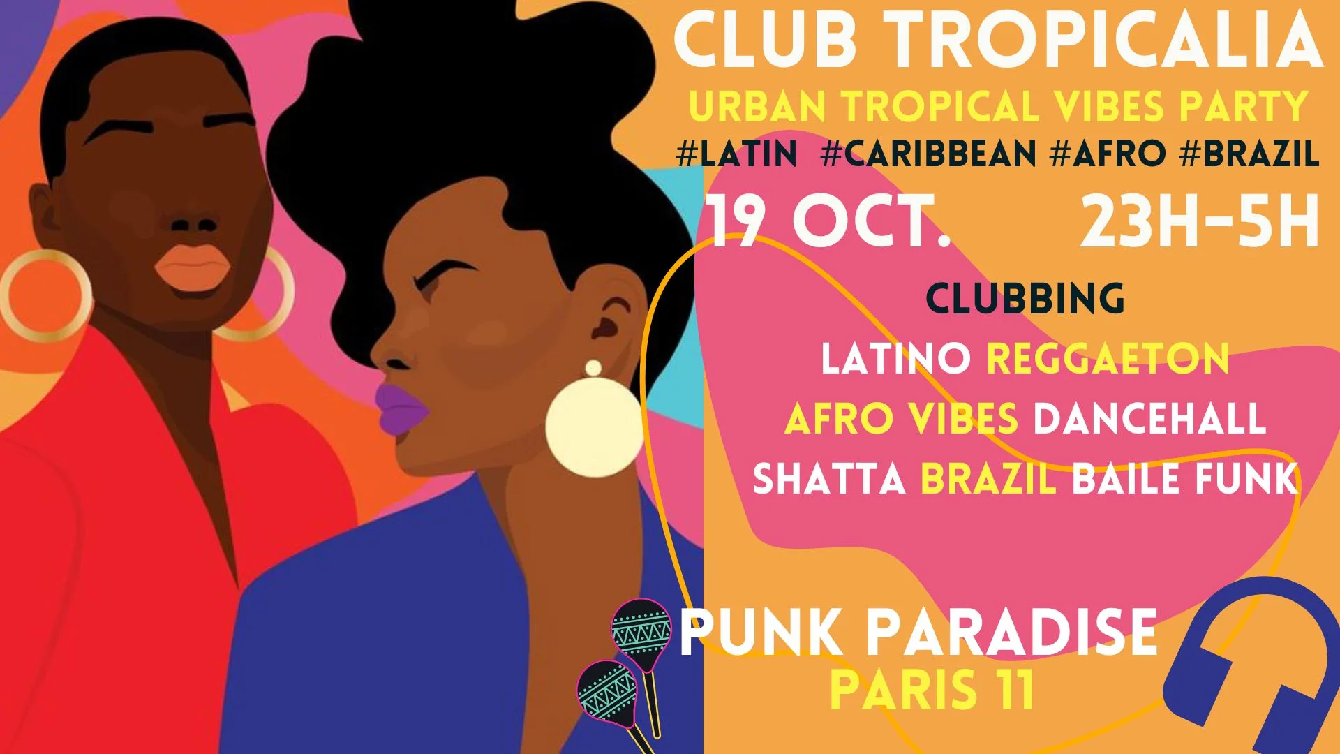 Club Tropicalia 19/10 ~Afro, Latin, Caribbean, Brazil Vibes! Cover