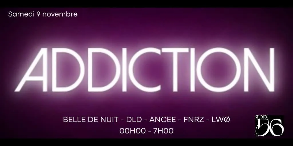Addiction IV Invite Ancee, Belle De Nuit, Dld, Lwø & Fnrz Cover