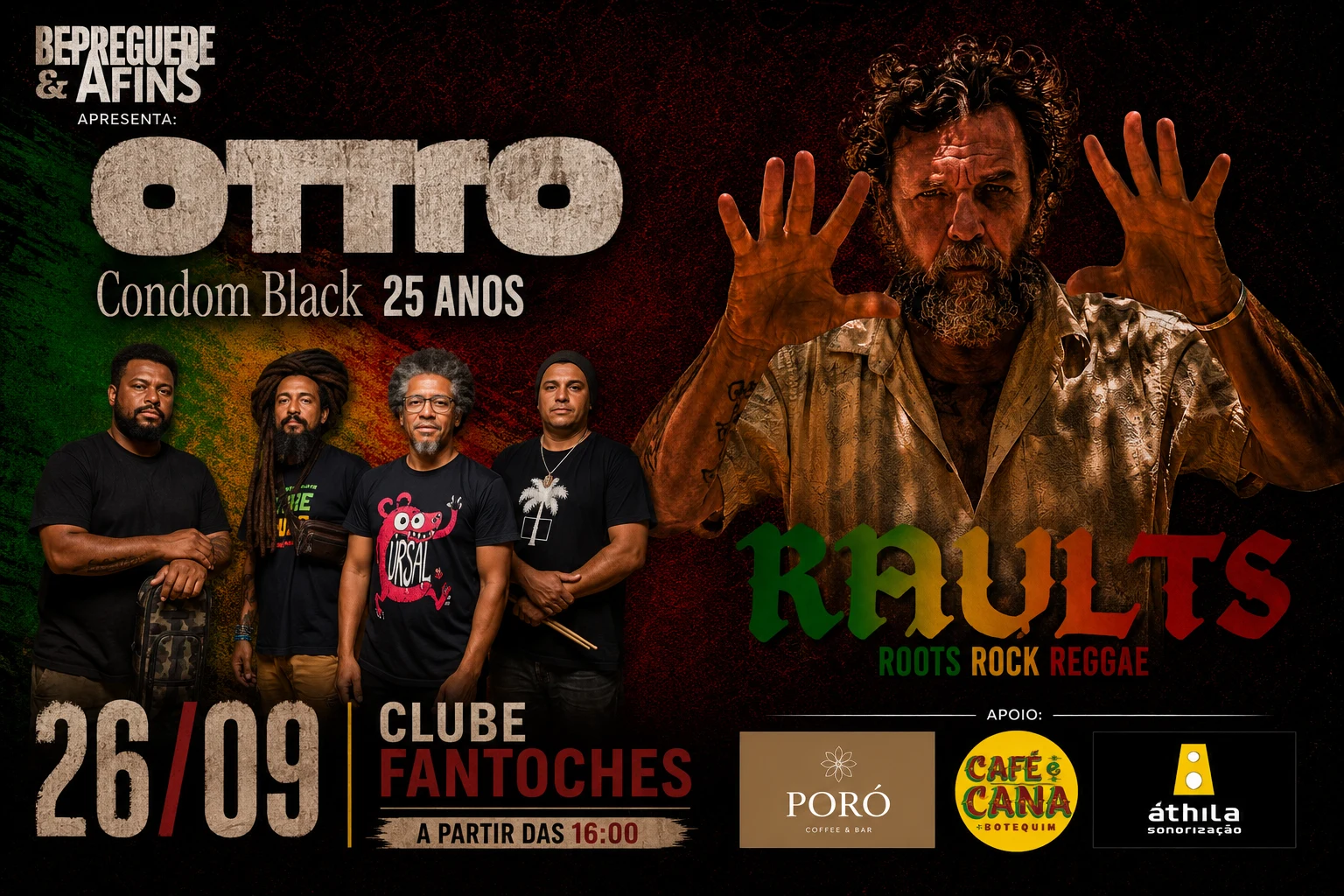 Bereguedê&Afins Apresenta: Otto + Raults Cover