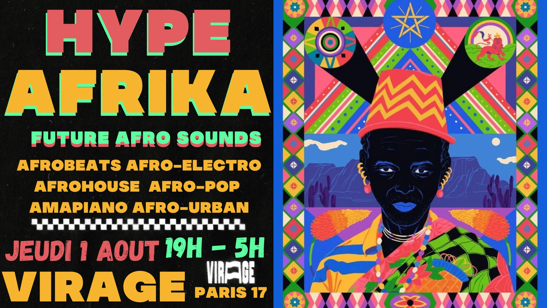 Hype Afrika ~ Urban Afro Vibes Party À Virage ! Cover