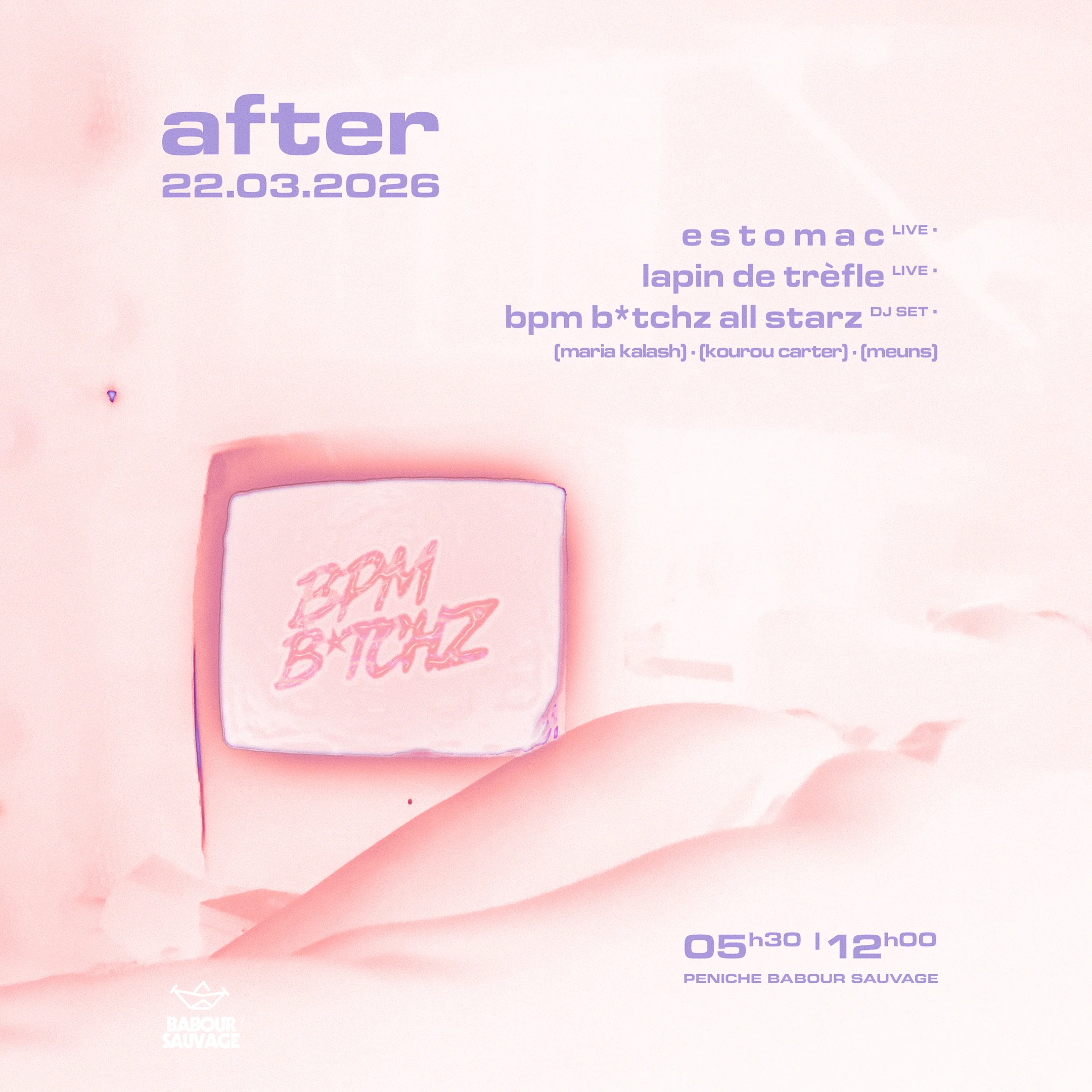 After Bpm Btchz @ Babour Sauvage Cover