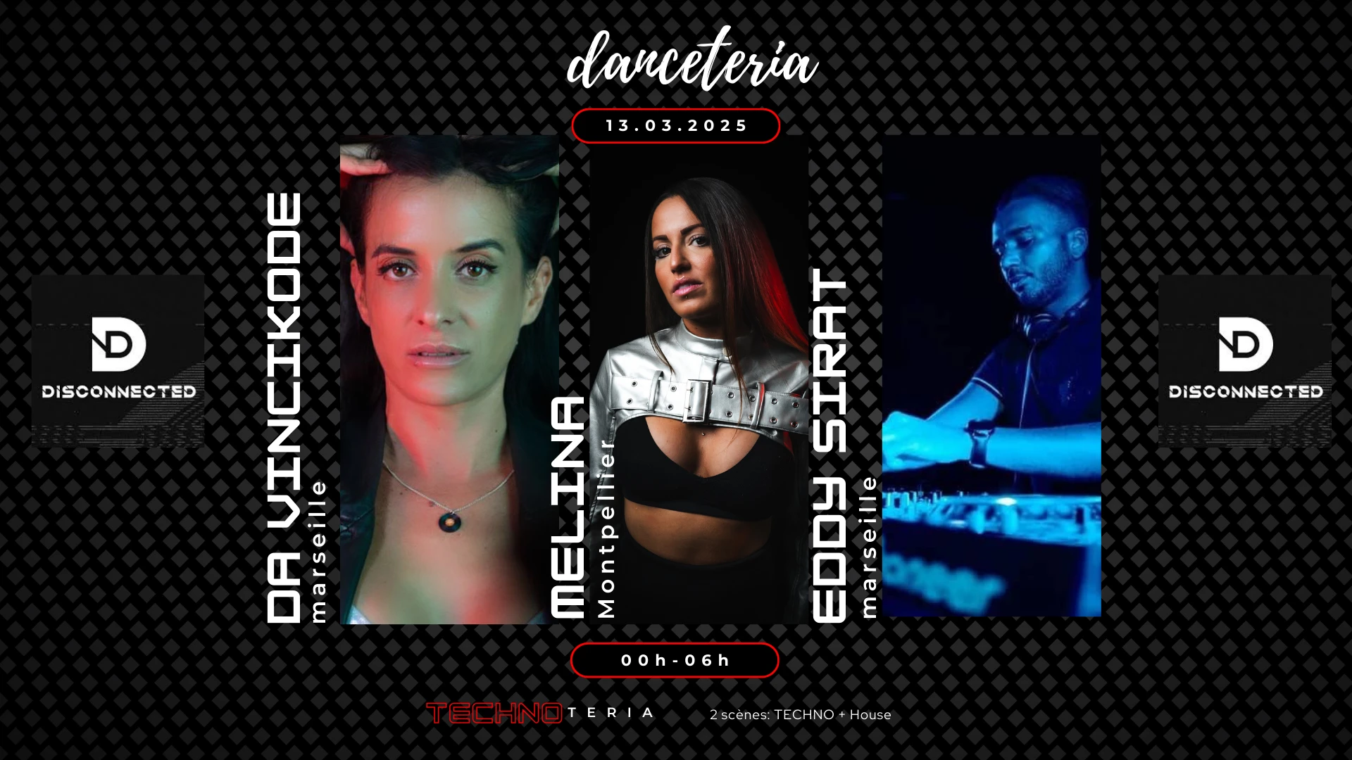 Disconnected @ Danceteria Cover