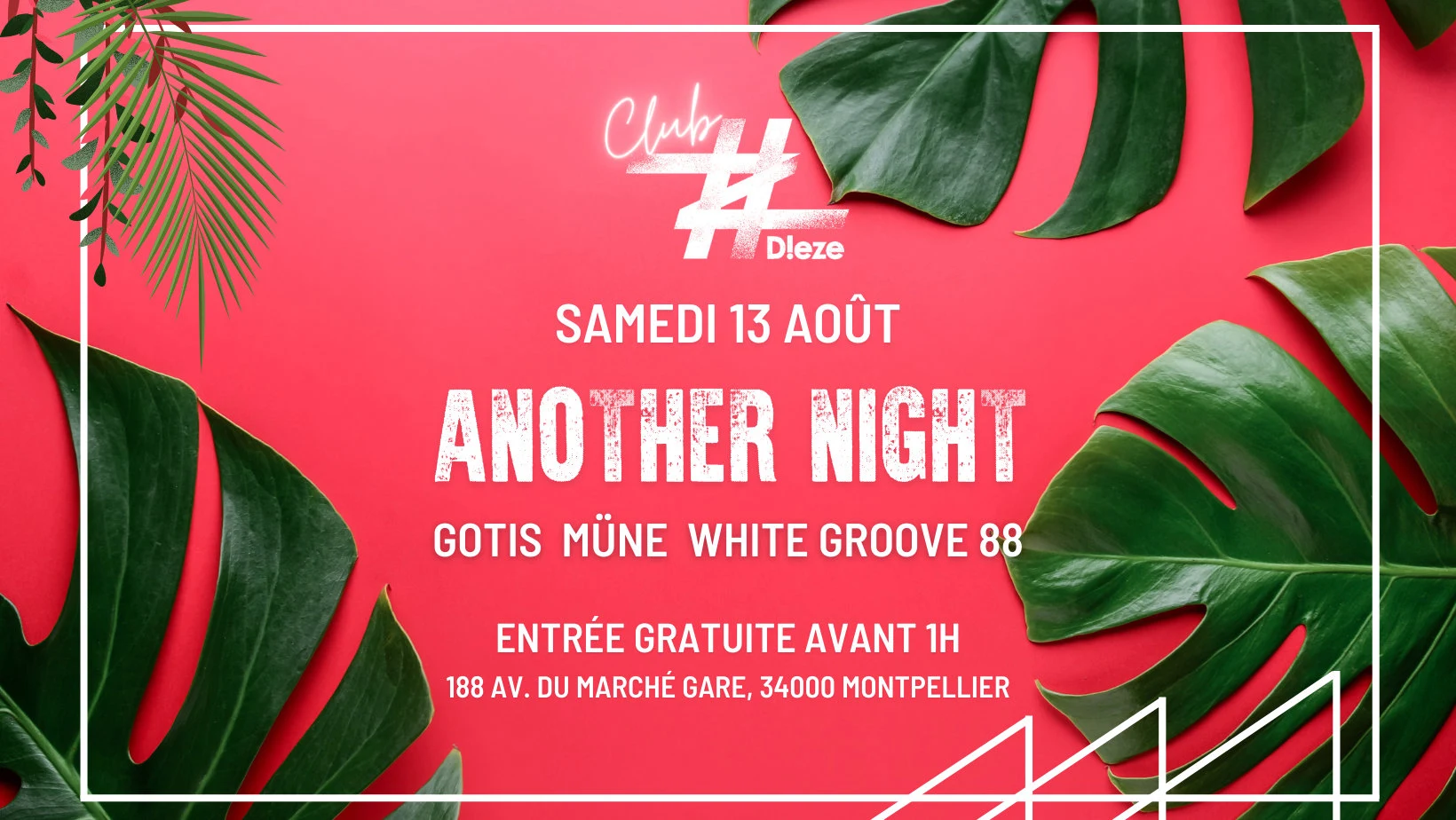 Another Night - Gotis / Müne / White Groove 88 / 13 Août Cover