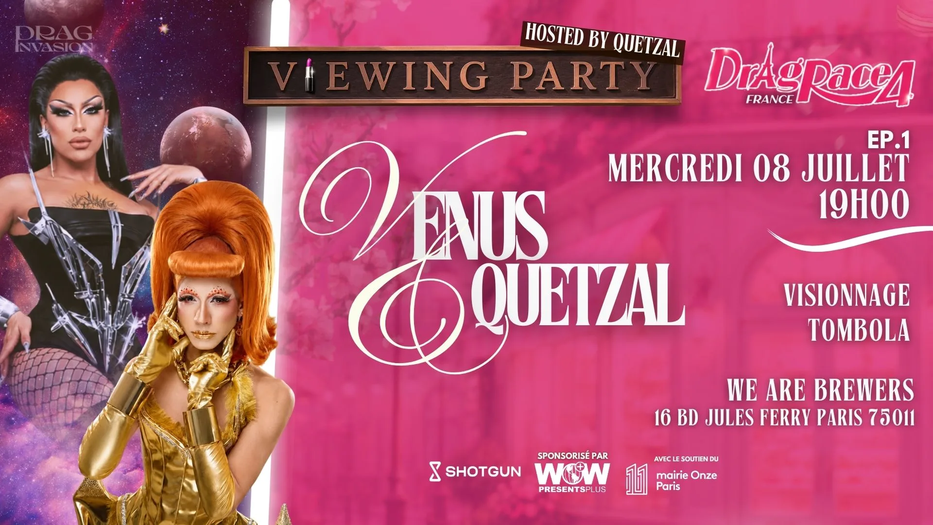 Viewing Drag Race France 4 Ep.1 -  Drag Invasion Avec Venus Cover