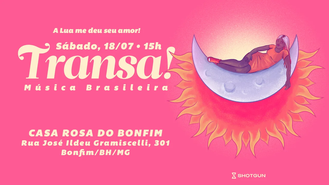 Transa! A Lua Me Deu Seu Amor! - Casa Rosa Do Bonfim Cover