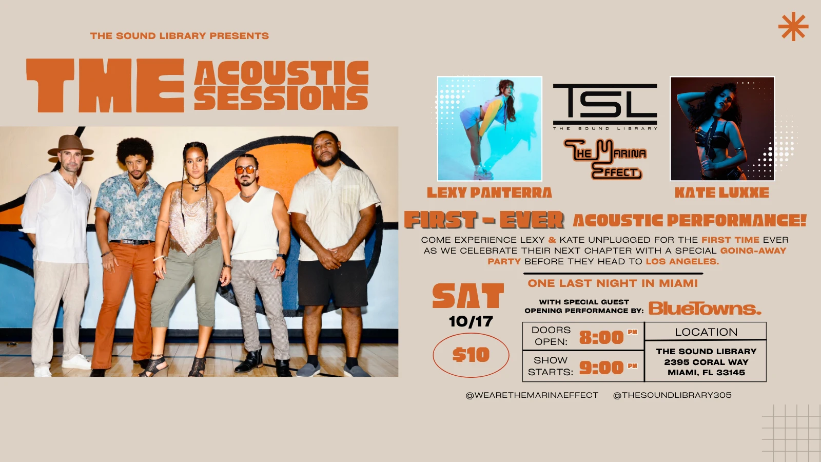 Tme Acoustic Sessions Feat. Lexy Panterra & Kate Luxxe Cover