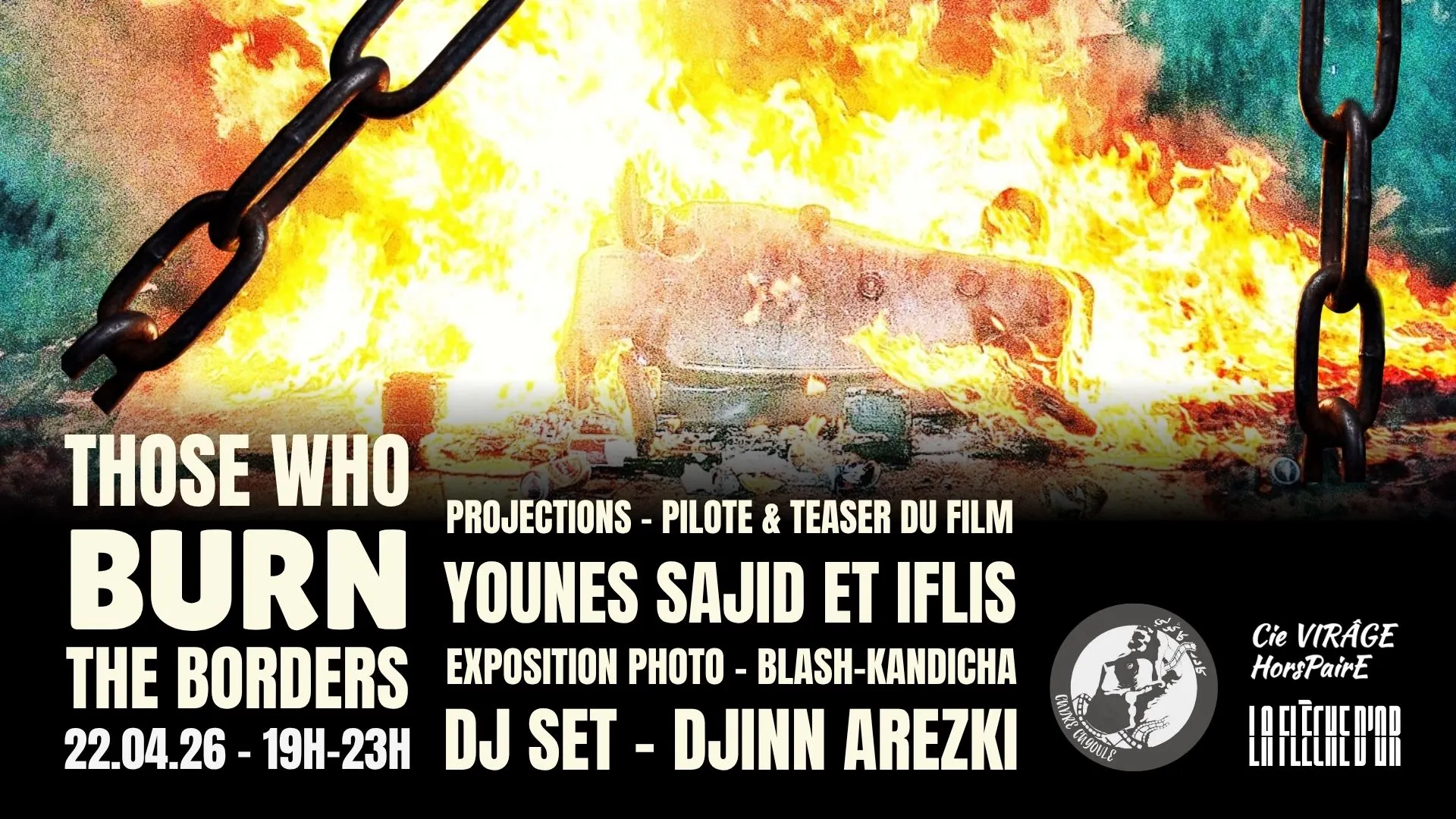 Soirée De Soutien — Those Who Burn The Borders Cover