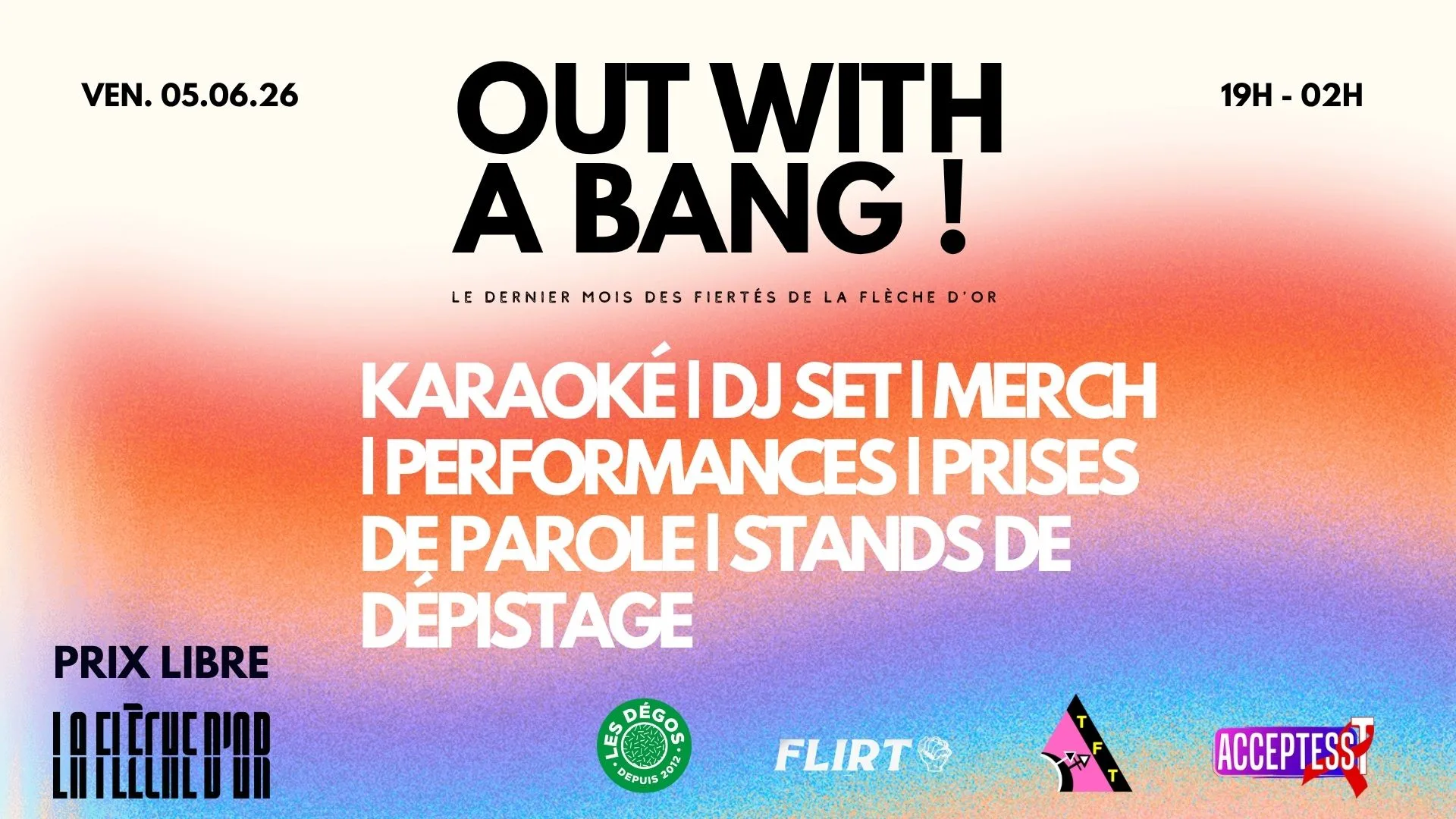 Out With A Bang! Cover