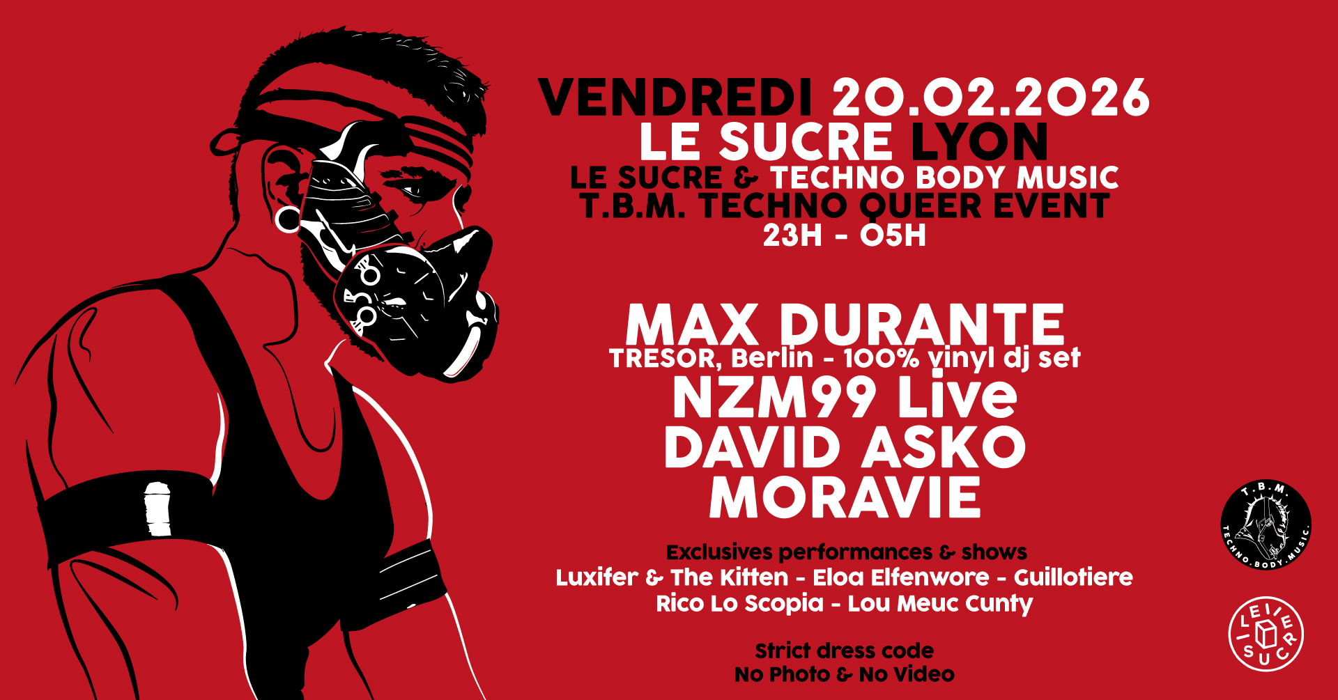 Techno Body Music : Nzm 99 (Live), Max Durante, David Asko.. Cover