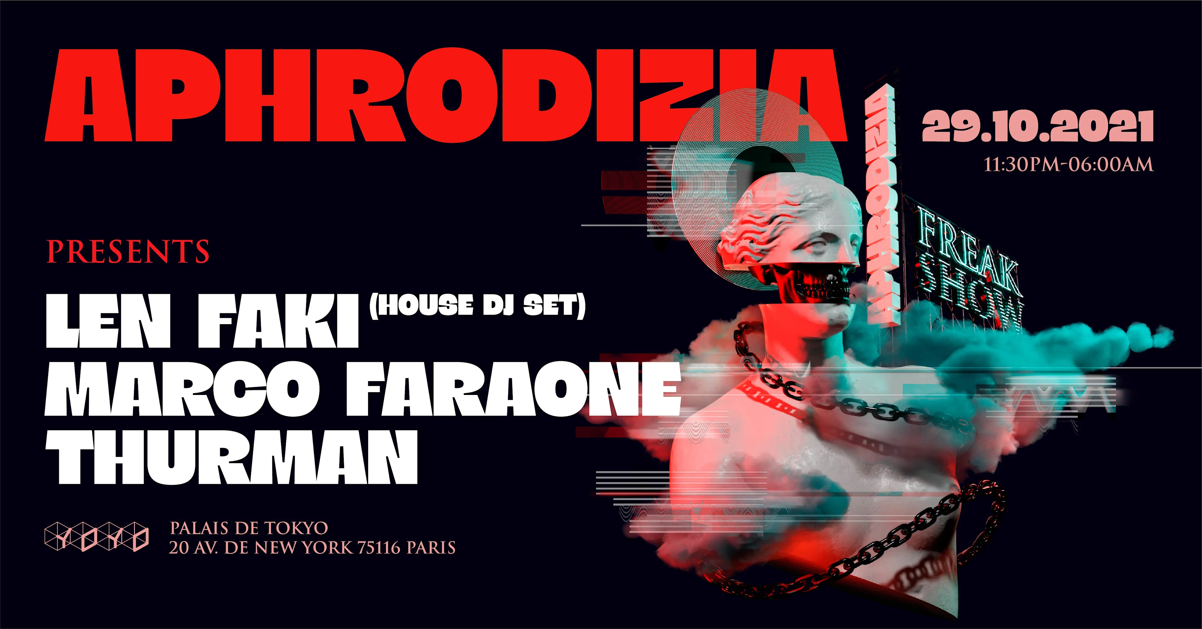 Aphrodizia | Len Faki, Marco Faraone Et Thurman Cover