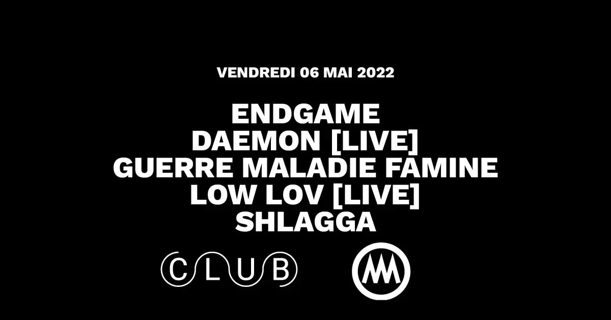 Endgame  + Daemon+ Low Lov  +  Guerre Maladie Famine + Shlagga Cover