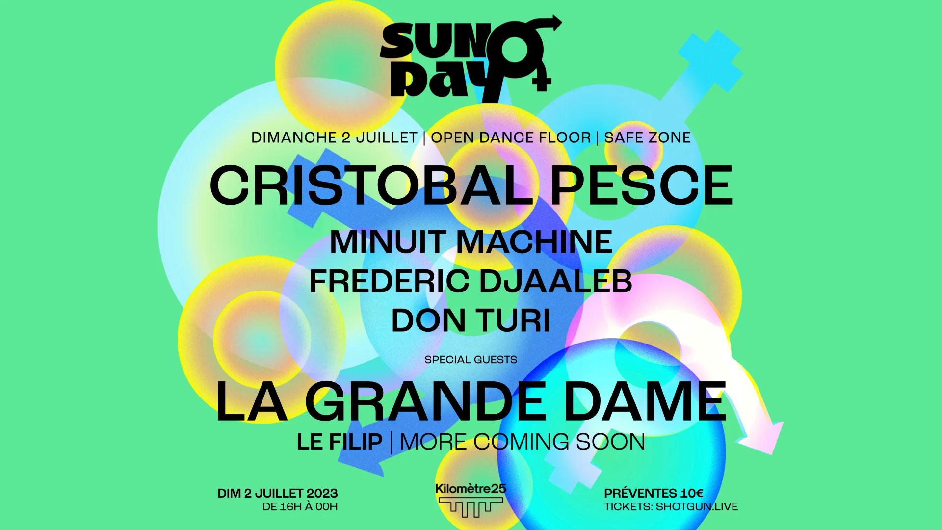 Km25 X Sundayq | Cristobal Pesce, La Grande Dame, &+ Cover