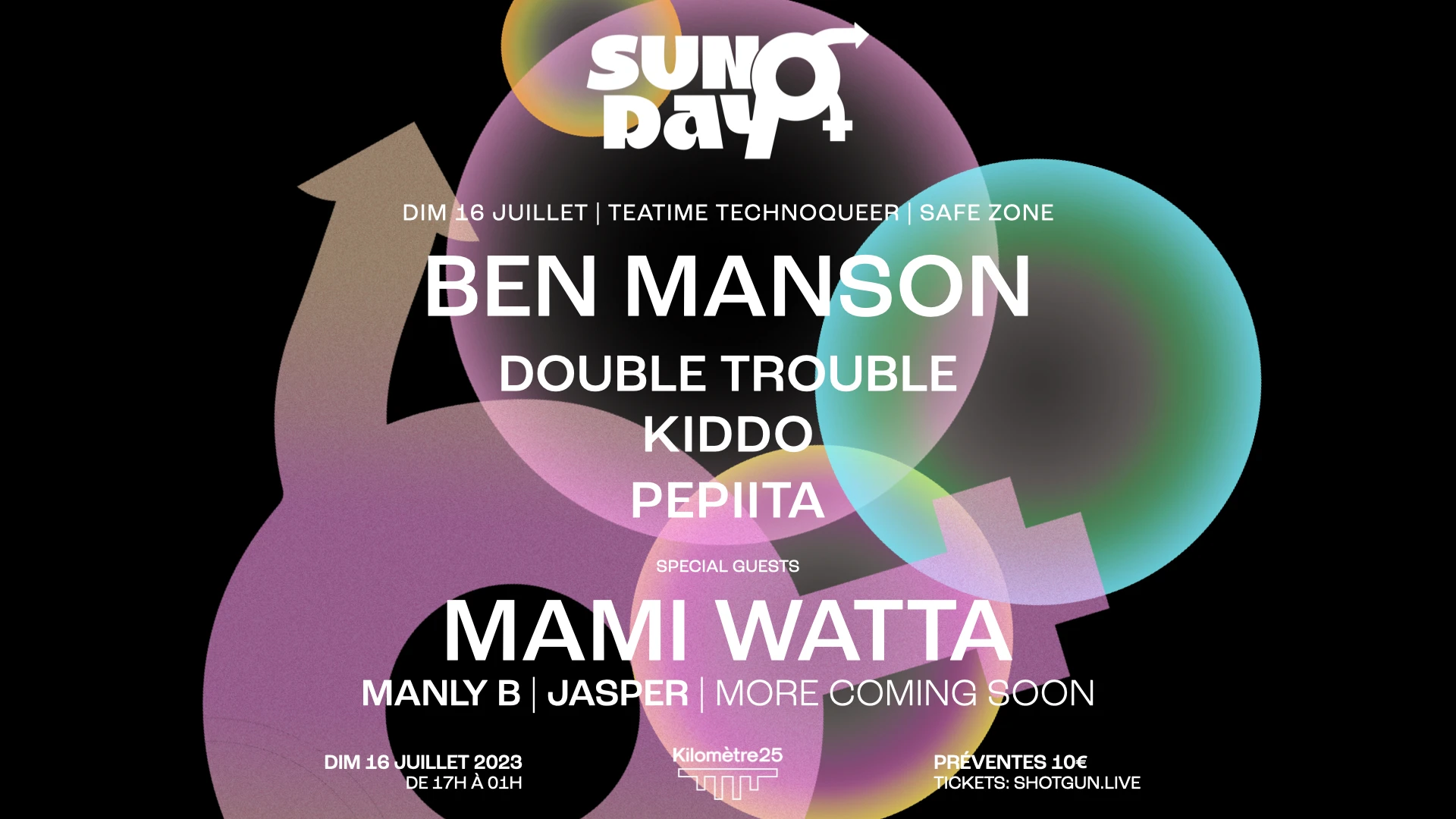 Sundayq X Km25 | Ben Manson, Kiddo, Mami Watta &+ Cover