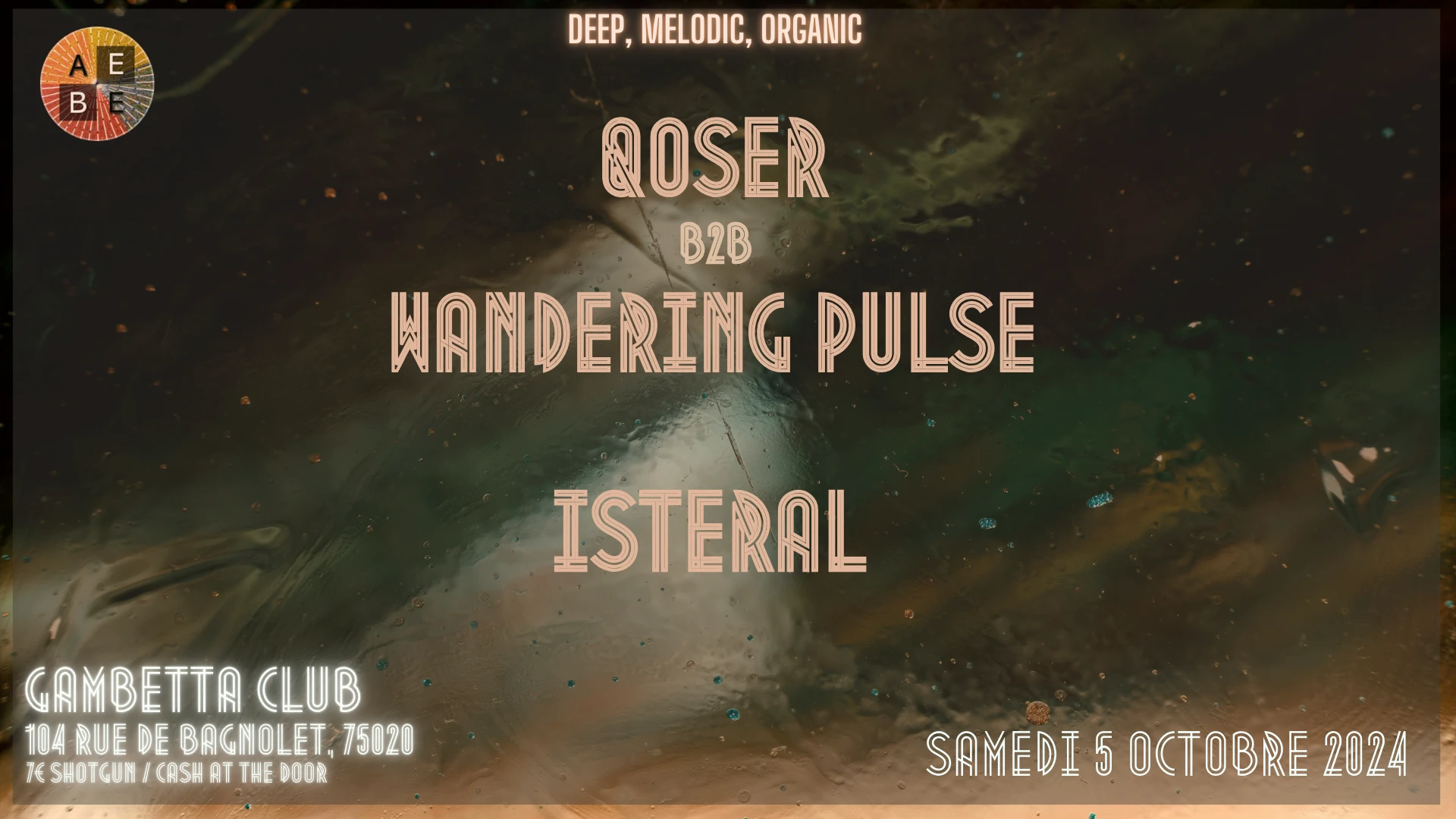 Aebe | Deep Melodic Organic : Qoser,Wandering Pulse,Isteral Cover