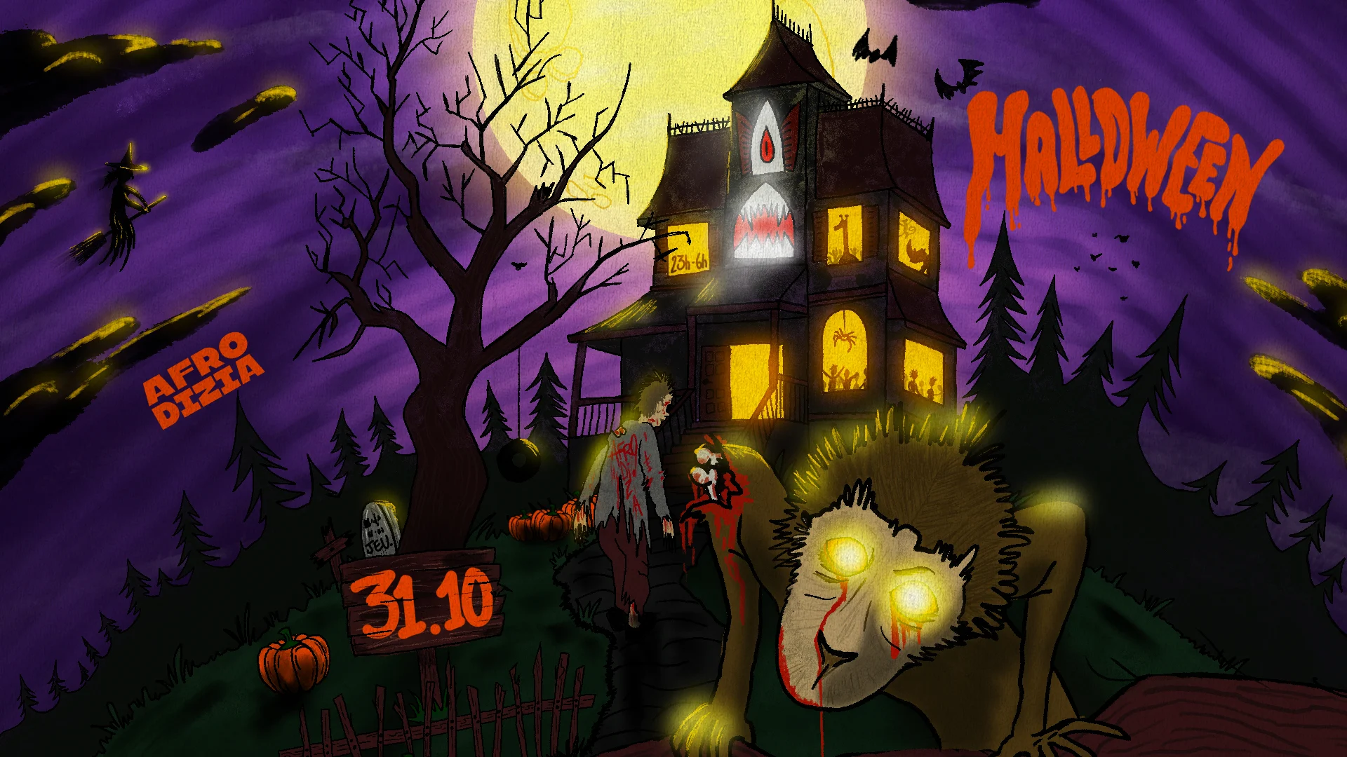 Afrodizia Halloween Cover
